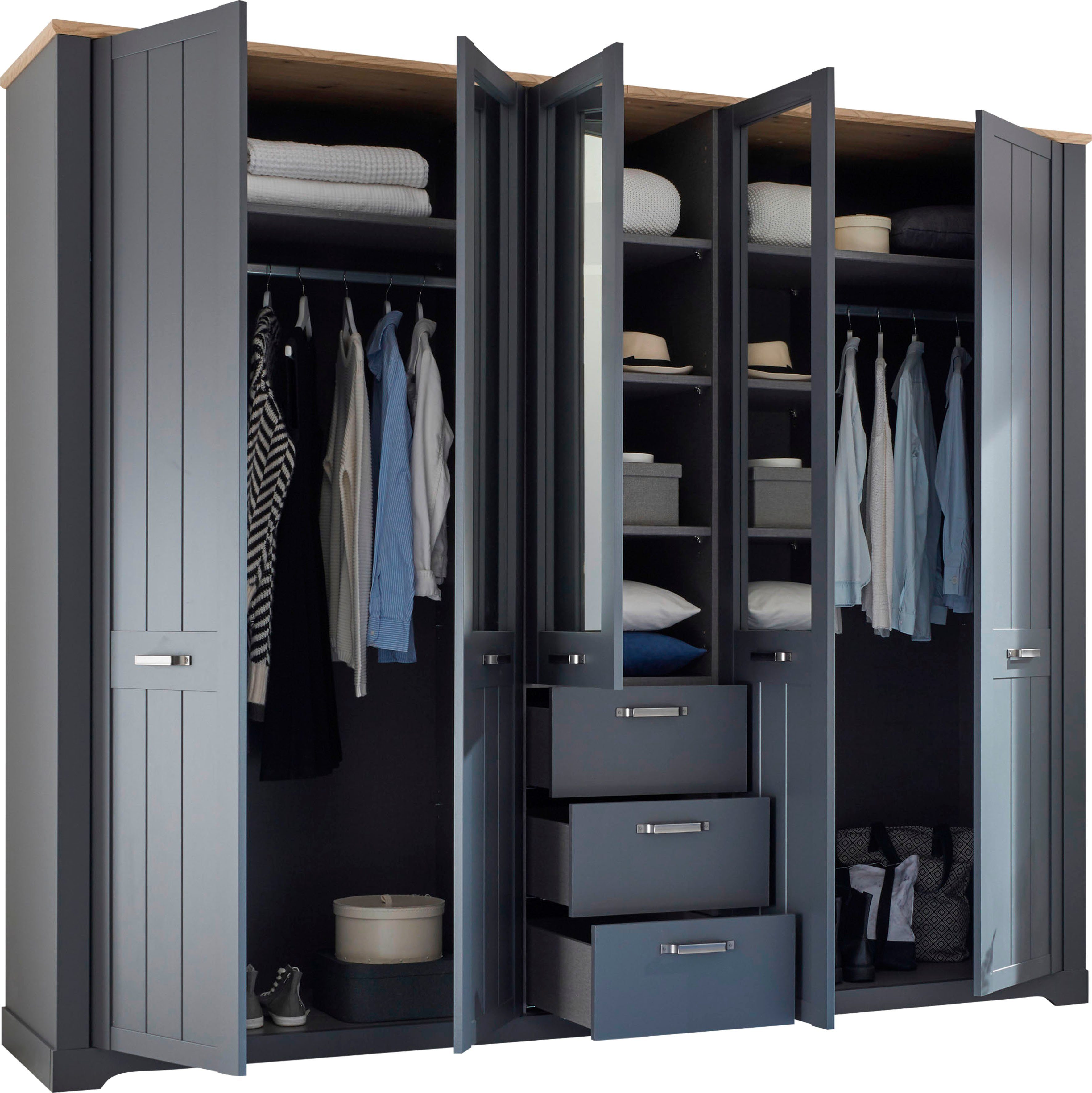 Schlafkontor Kledingkast Elastir in landelijke stijl