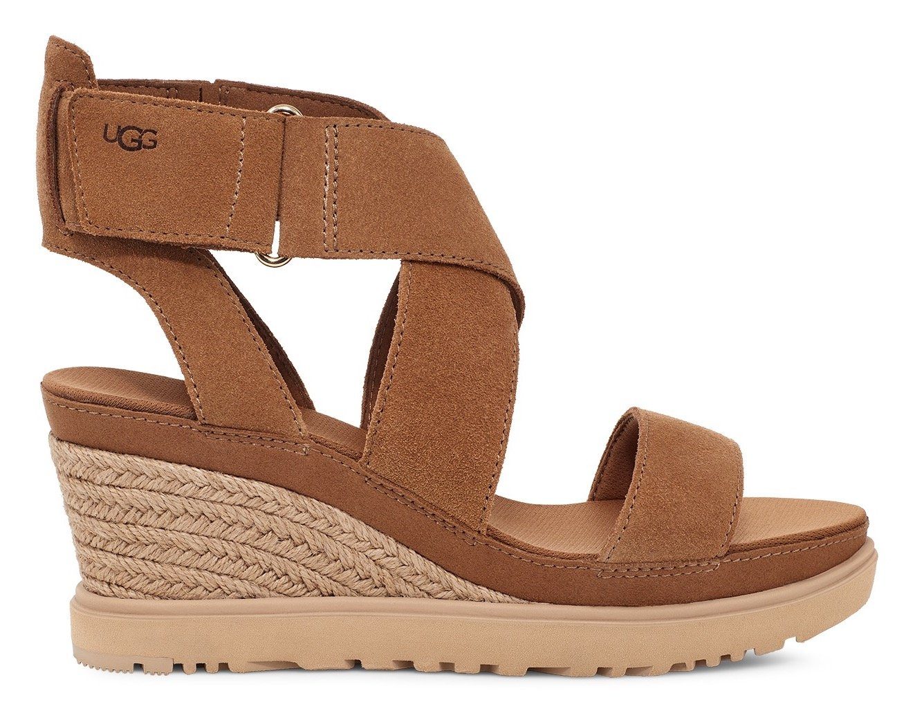 UGG Sleehaksandaaltjes ILEANA ANKLE met klittenbandsluiting