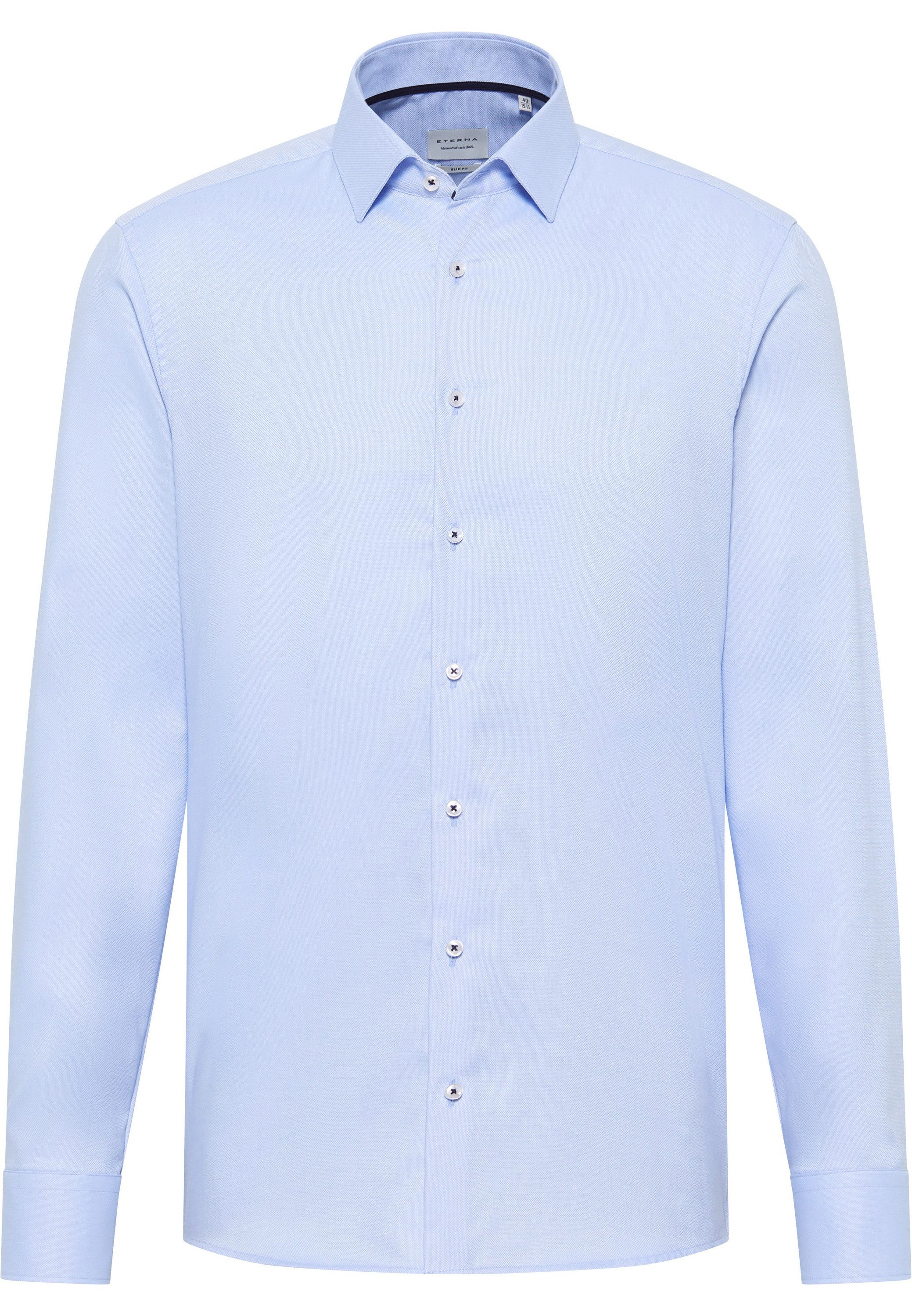 Eterna Overhemd met lange mouwen Slim fit NON IRON (strijkvrij)
