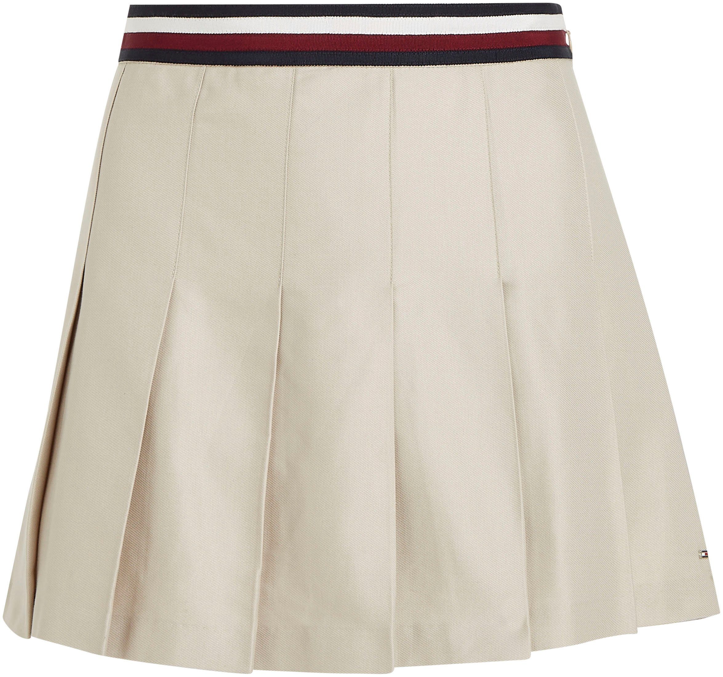 Tommy Hilfiger Minirok GLOBAL STP PLEATED SHORT SKIRT