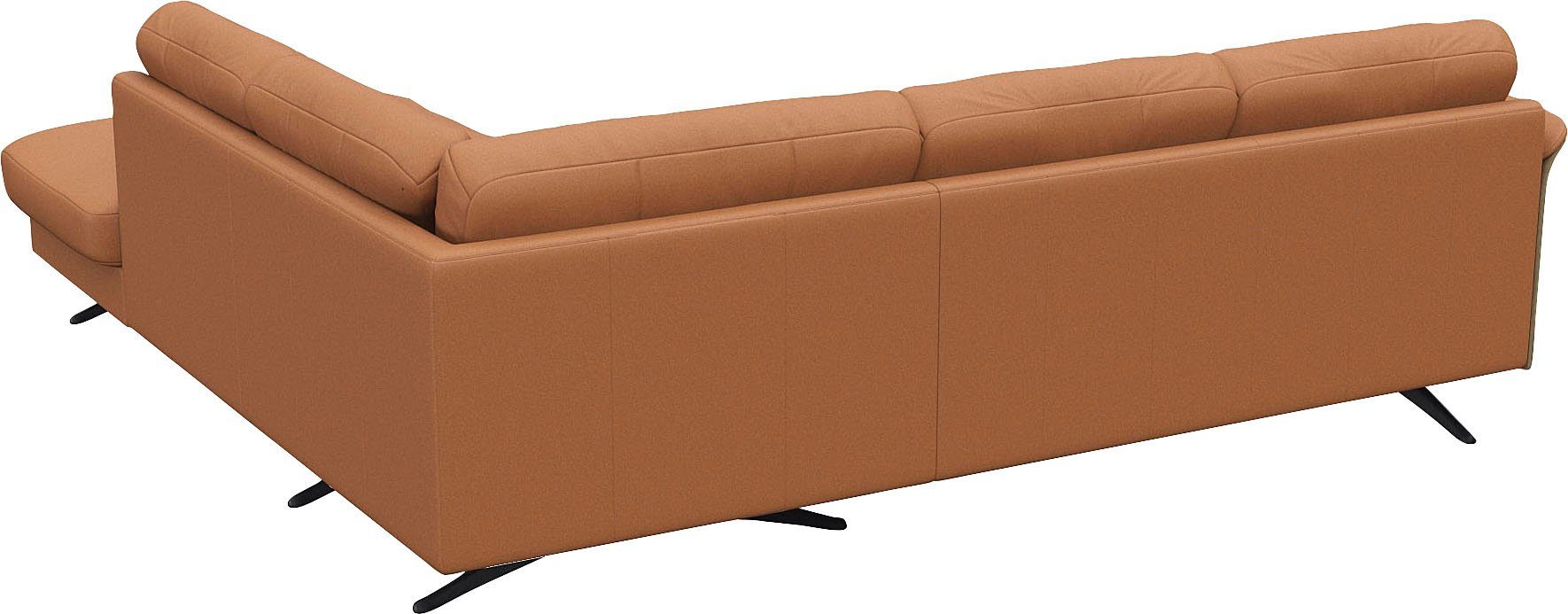 FLEXLUX Hoekbank Glow, super comfortabel door hoogwaardige zitconstructie met binnenvering, L-vorm