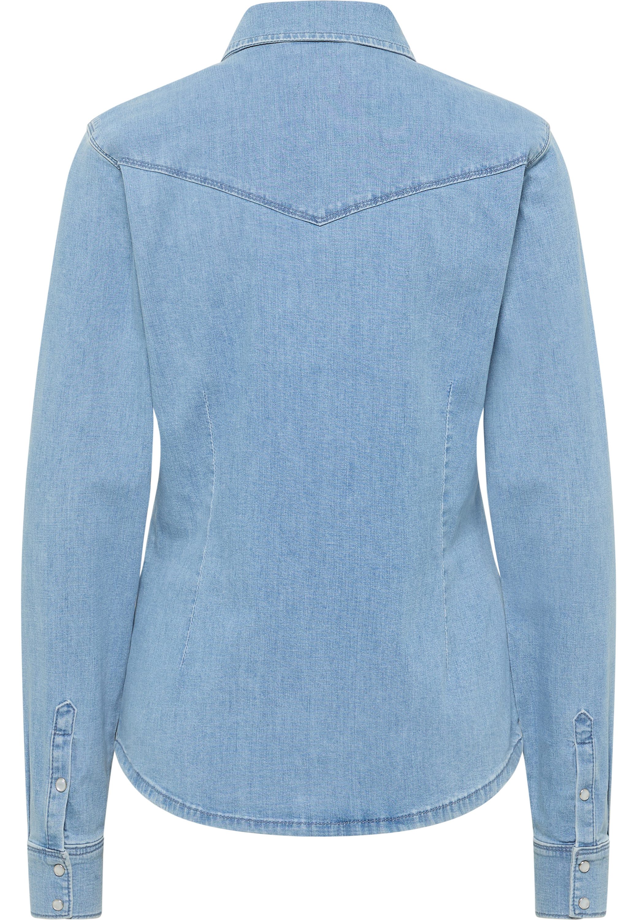 MUSTANG Overhemdblouse Dames Stijl Cody Denim Shirt