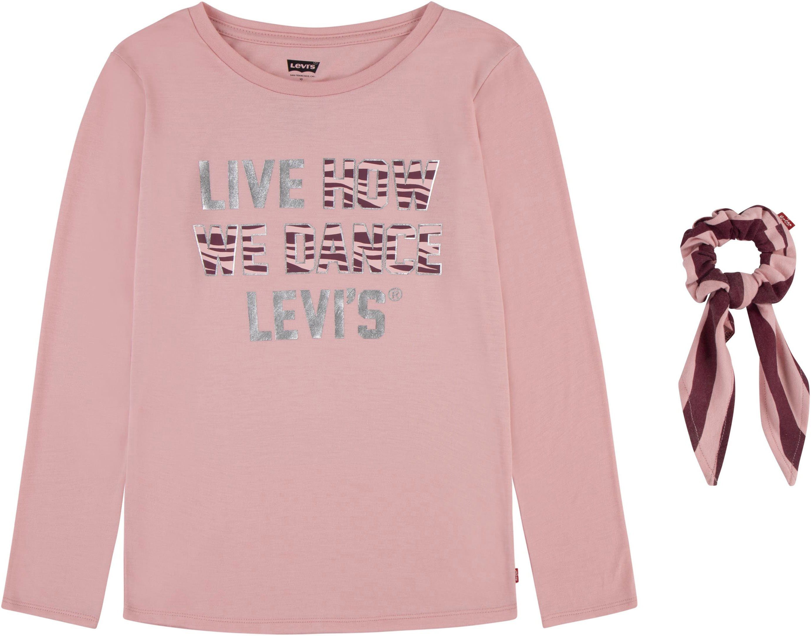 Levi's Kidswear Shirt met lange mouwen (set, 2-delig)