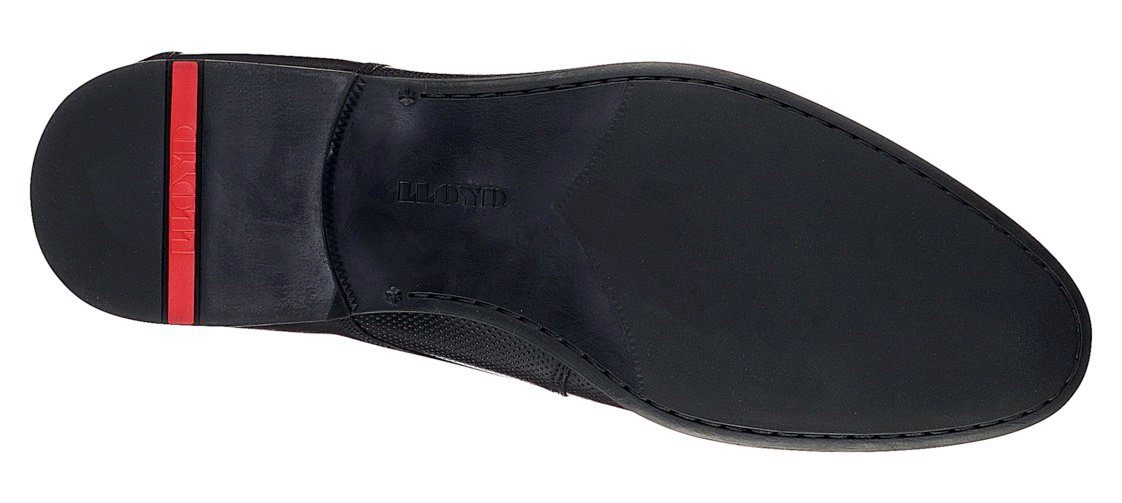 Lloyd Veterschoenen Levin met modieuze embossing, vrijetijdsschoen, lage schoen, veterschoen