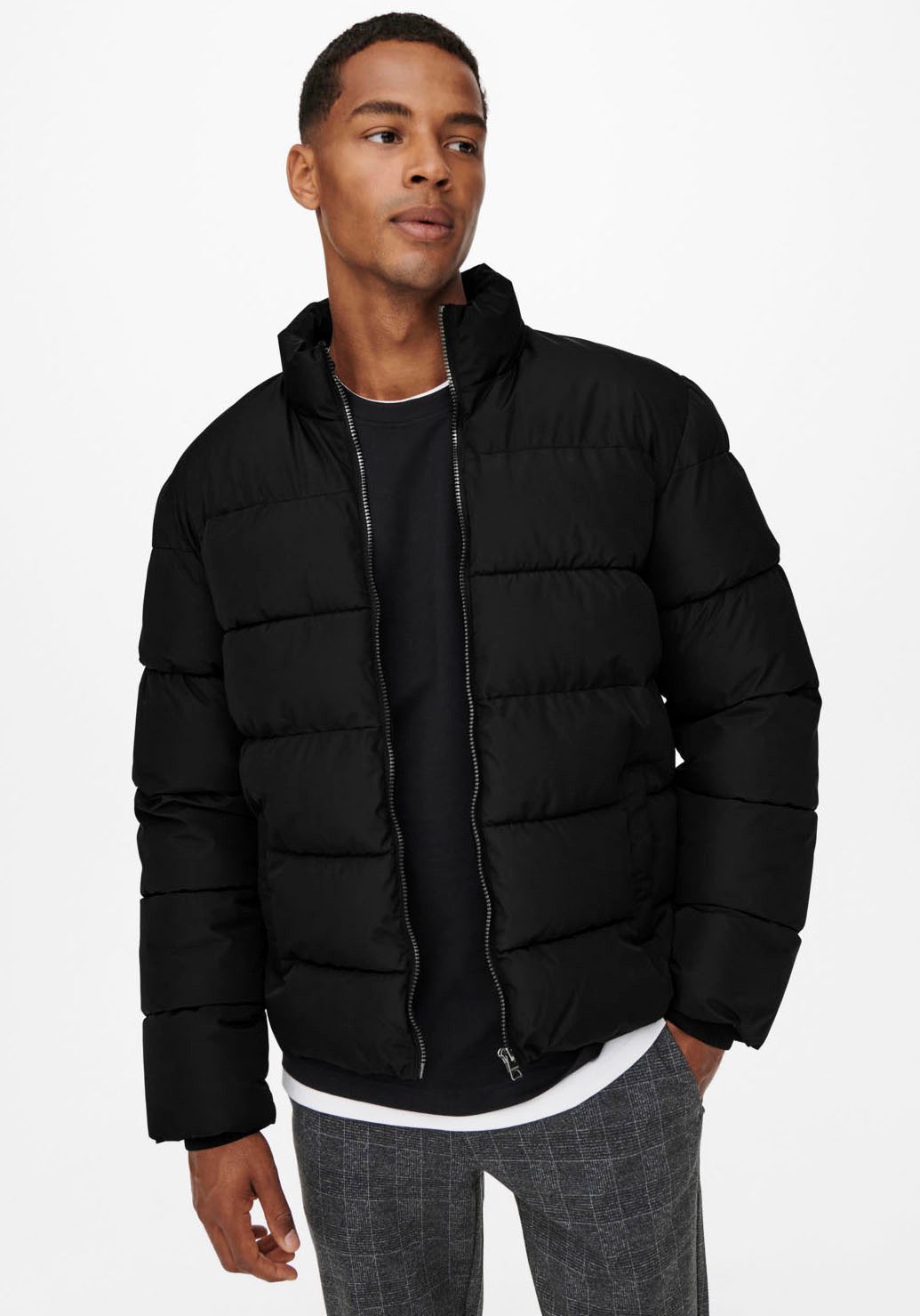 ONLY & SONS Gewatteerde jas ONSMELVIN LIFE PUFFER JACKET OTW VD