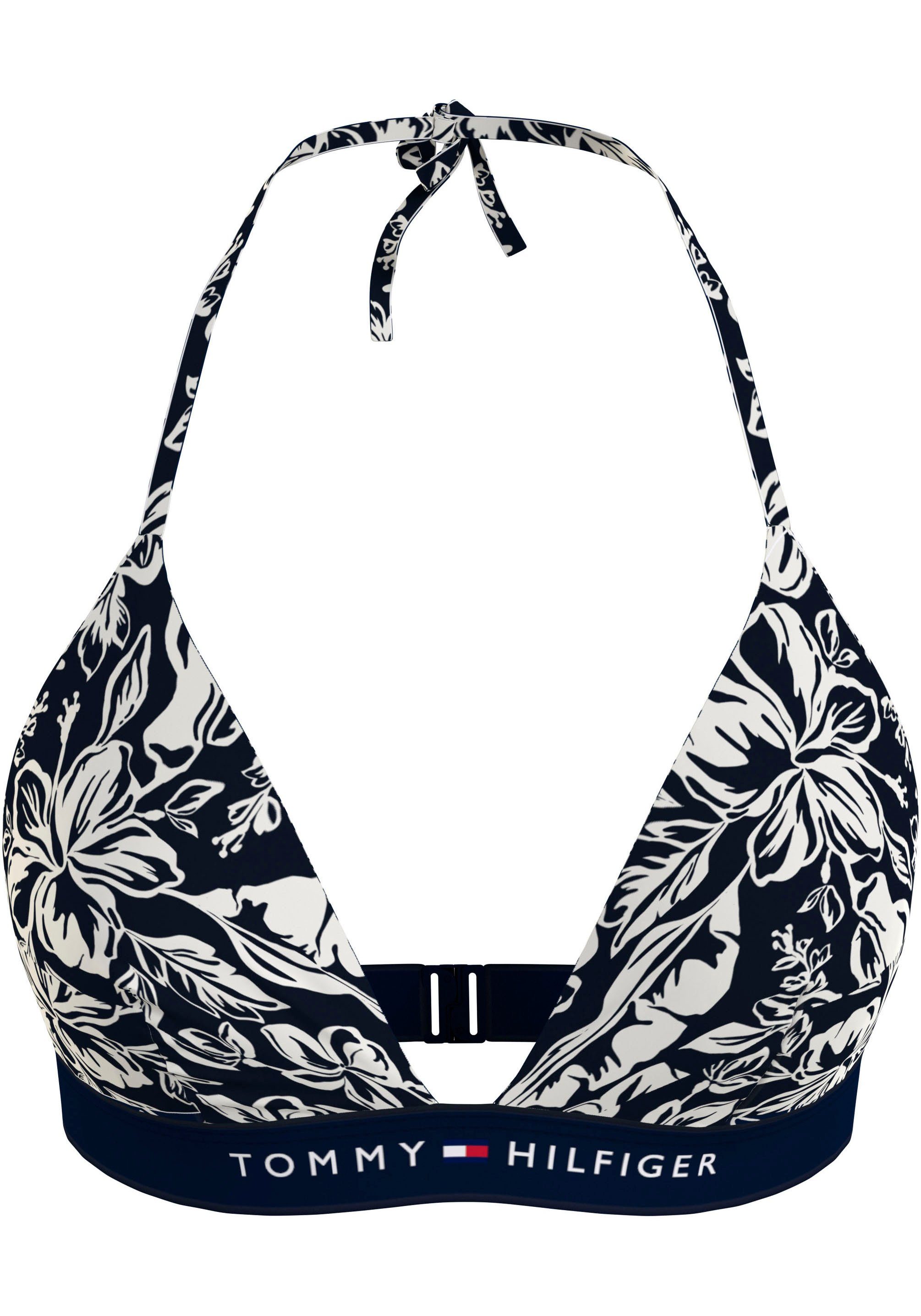 Tommy Hilfiger Swimwear Triangel-bikinitop met bloemmotief