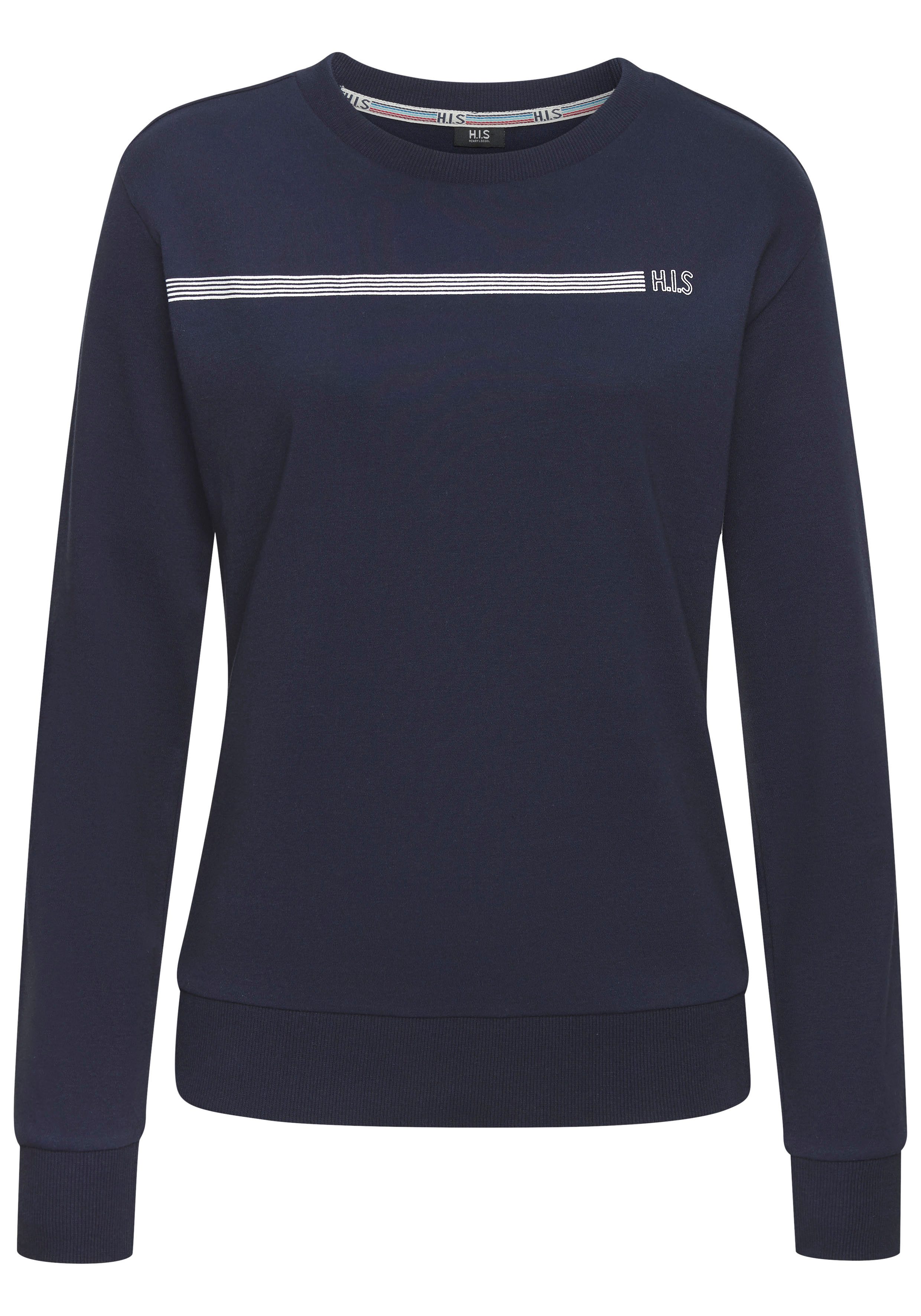 H.I.S Sweatshirt met logoprint, loungewear