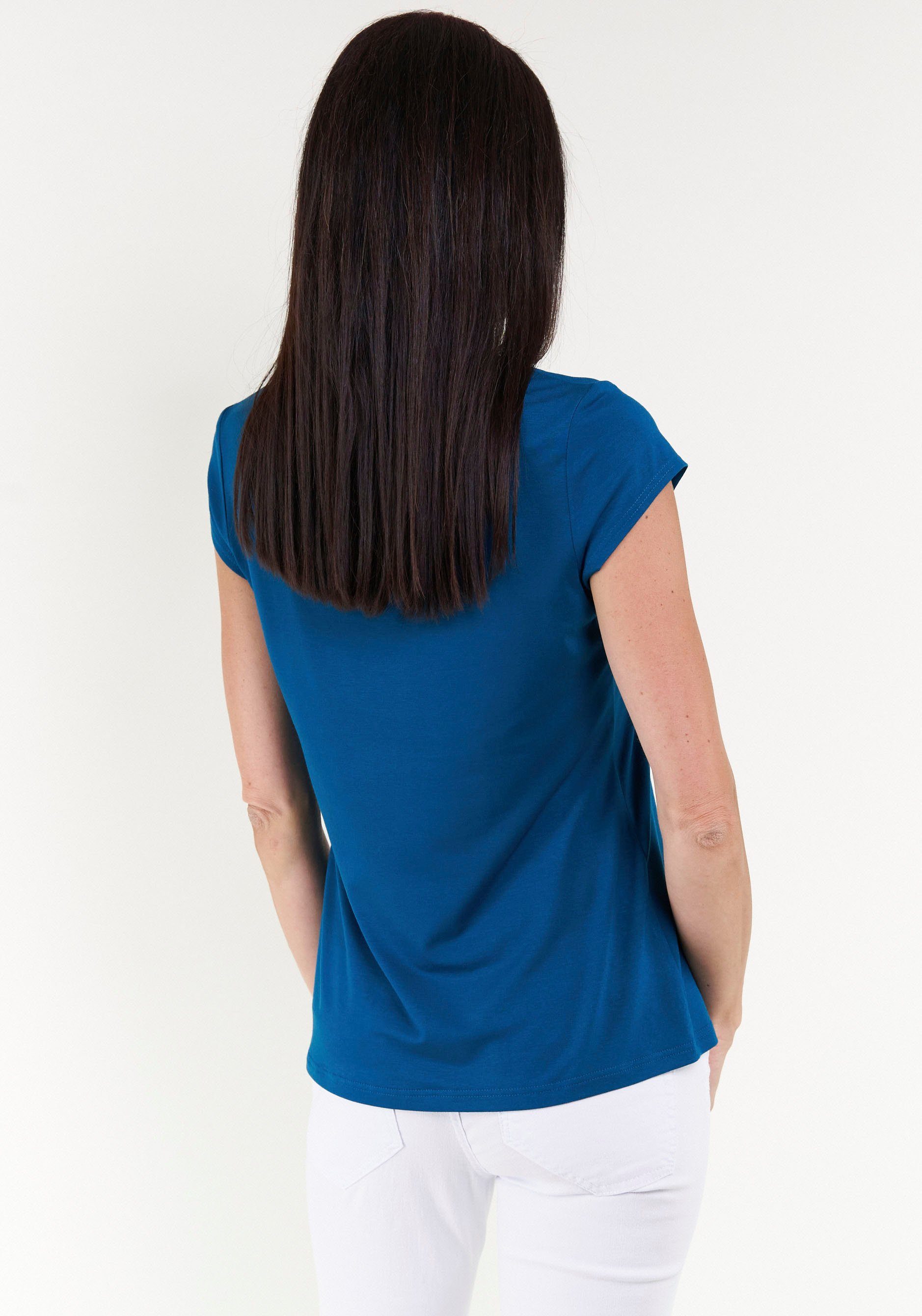 Seidel Moden T-shirt met kapmouwen, made in germany