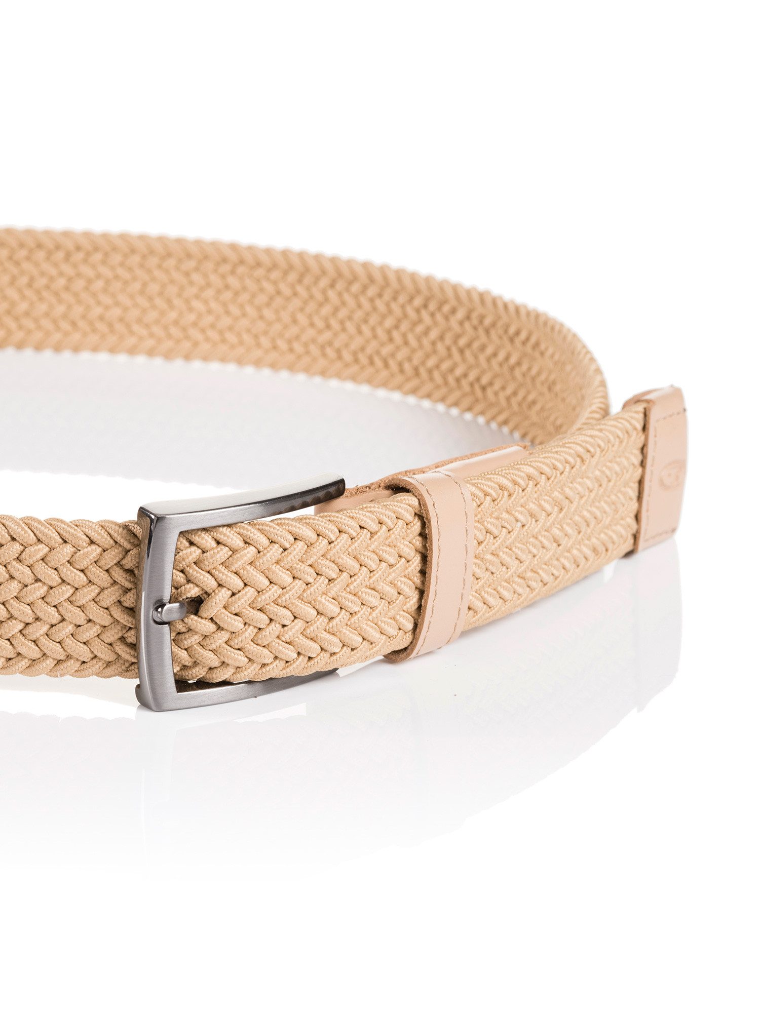 Tom Tailor Gevlochten riem TTJamie 3,5 cm brede vlechtgürtel, casual look, tot maat 120
