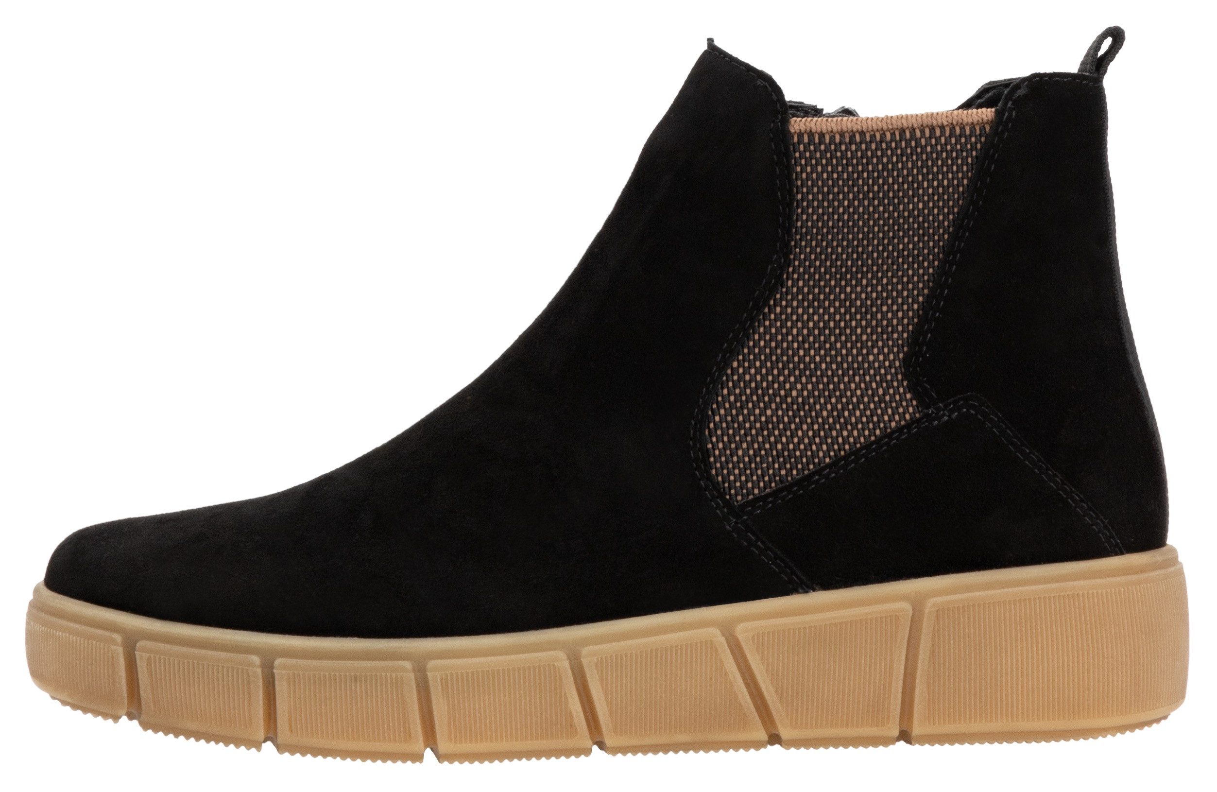 Remonte Chelsea-boots , plateau, enkellaars, ankleboots met extra ritssluiting