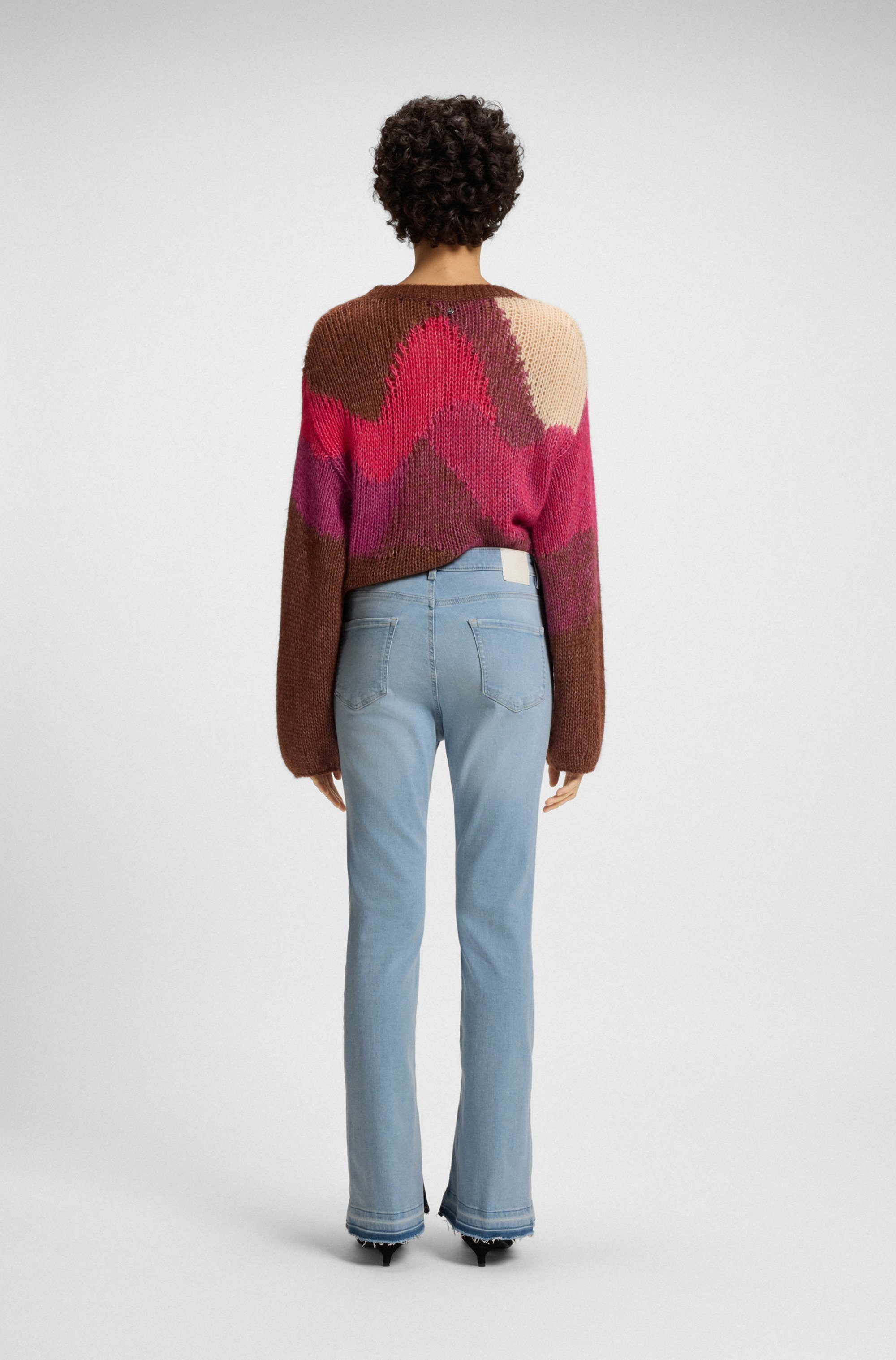Boss Orange Bootcut jeans Rosa High Rise Bootcut Premium Damesmode (BOSS ORANGE DENIM)