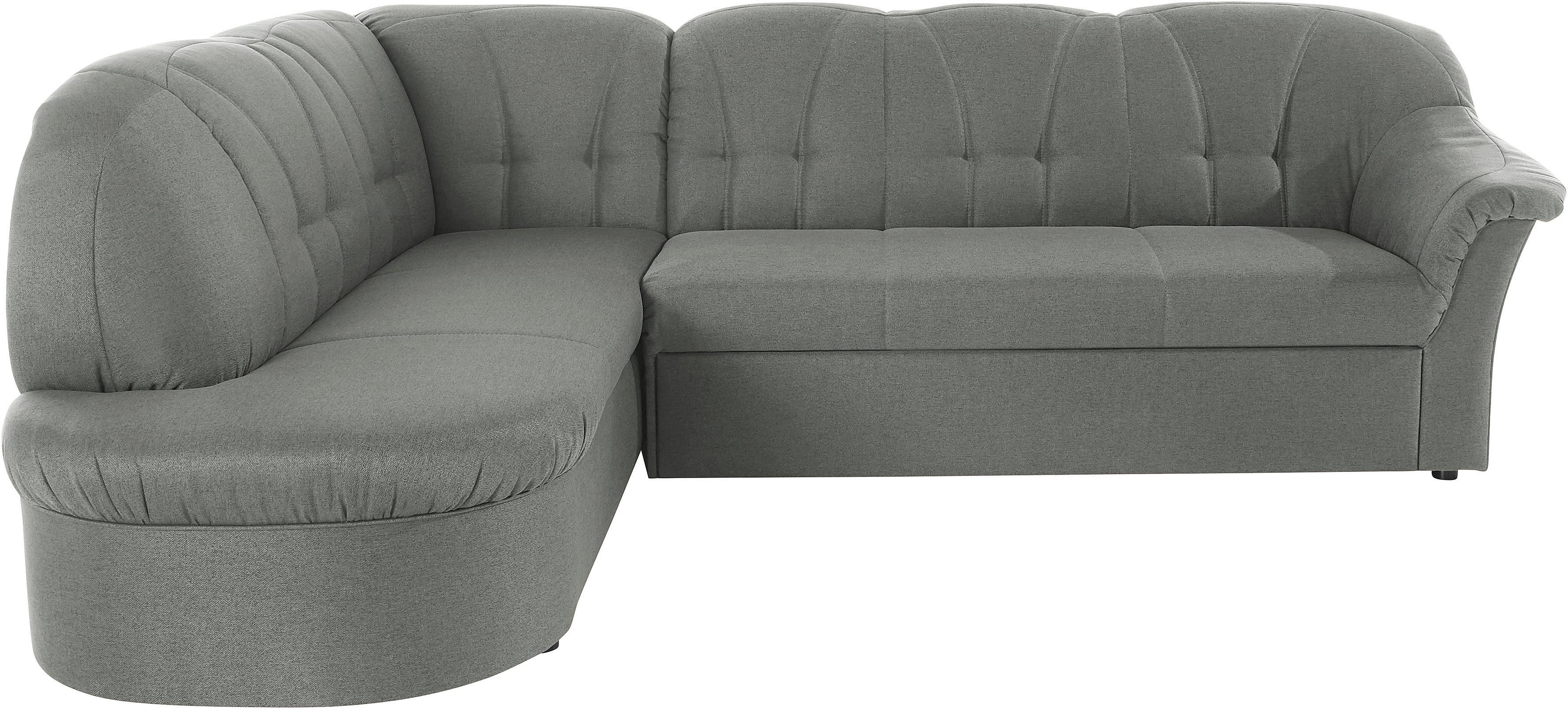 DOMO collection Hoekbank Pegnitz, elegante rugsteppingen, tijdloze vormtaal, L-vorm
