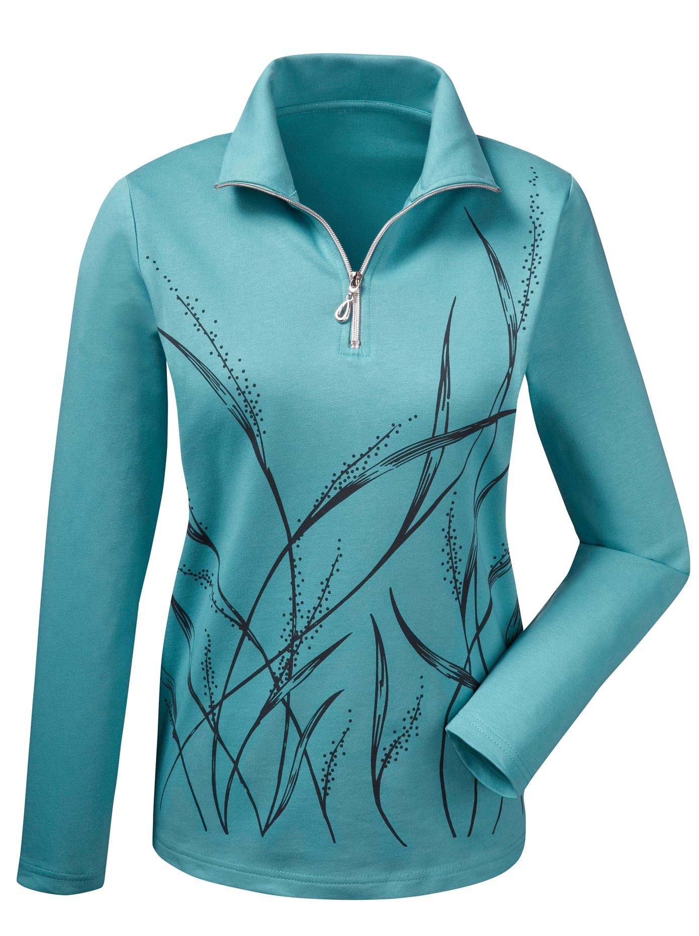 Classic Basics Poloshirt met lange mouwen Wintershirt (1-delig)