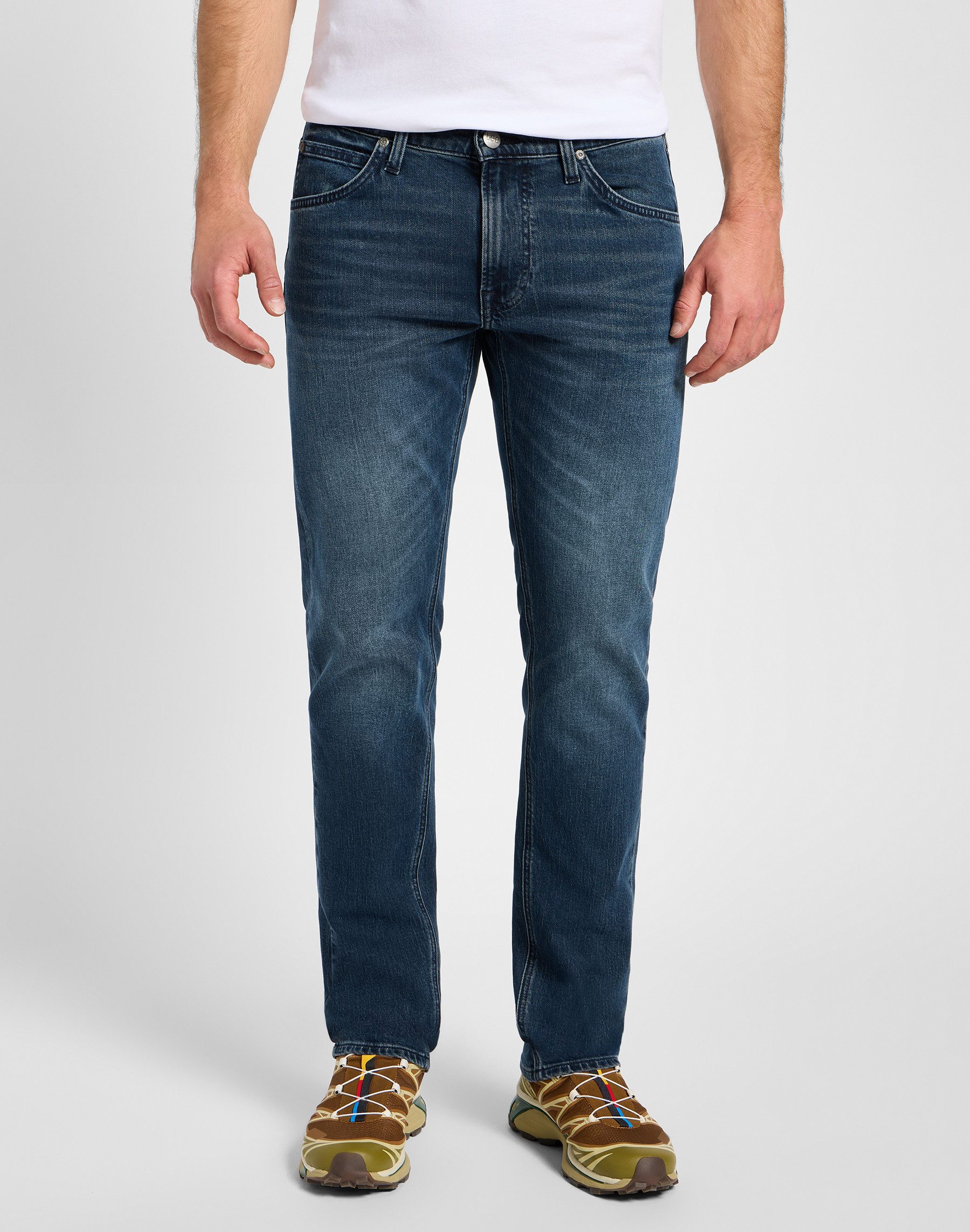 Lee Regular fit jeans Daren ZIP Fly heren straight jeans maat 38 blauw