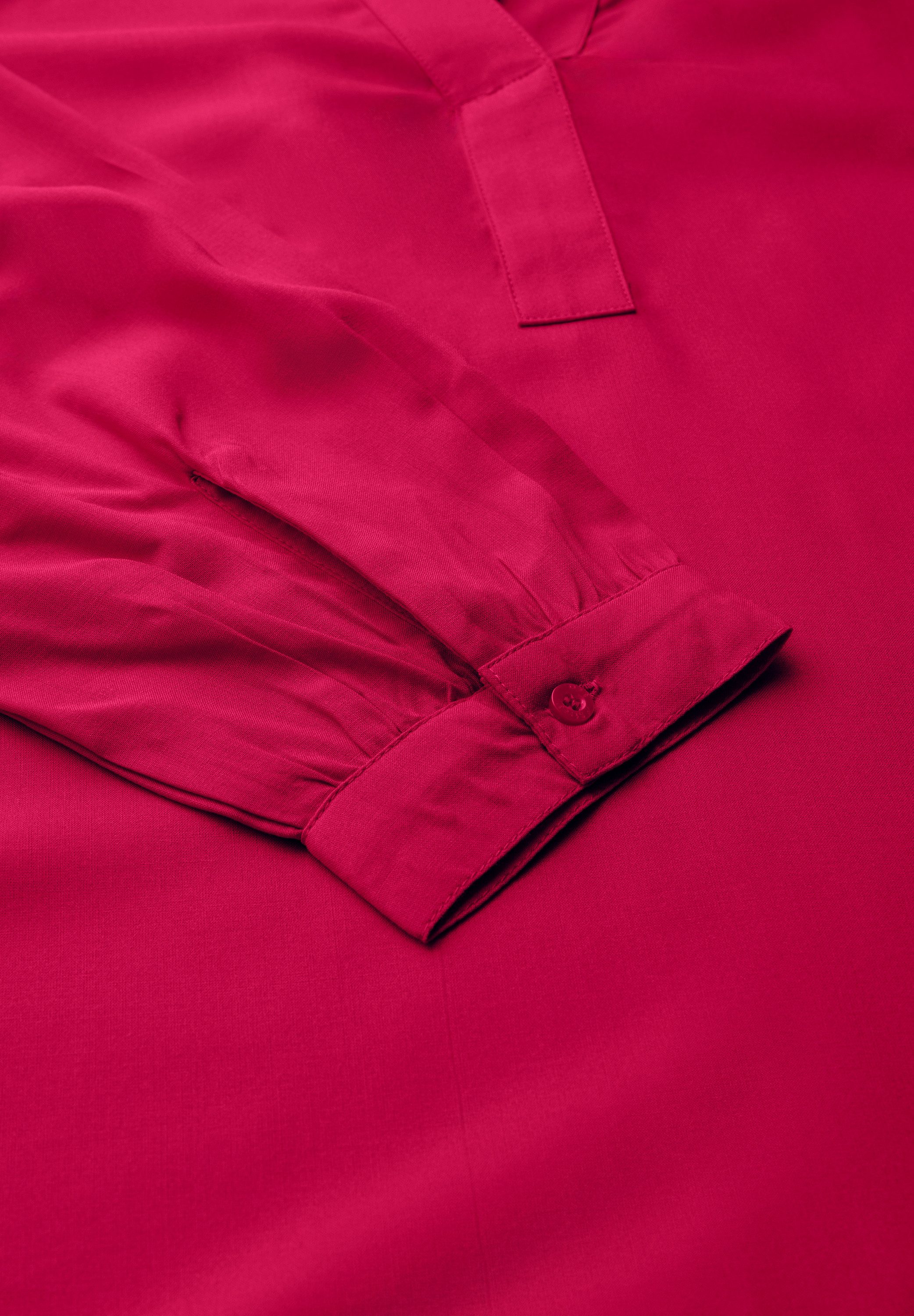 STREET ONE Blouse met lange mouwen in unikleur