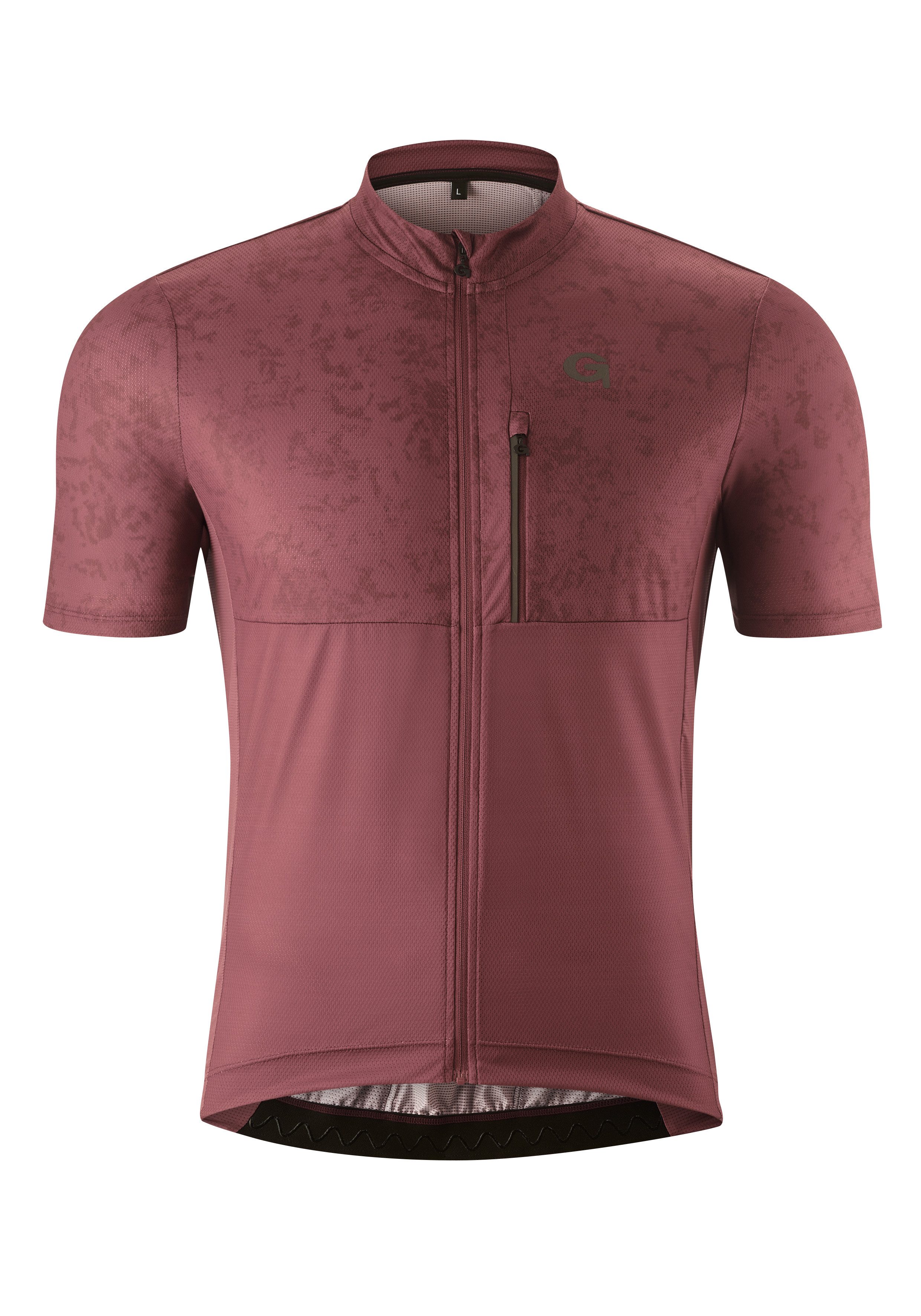 Gonso Fietsshirt PRESEGNO Heren fiets shirt met korte mouwen ademend fiets tricot met achterzak