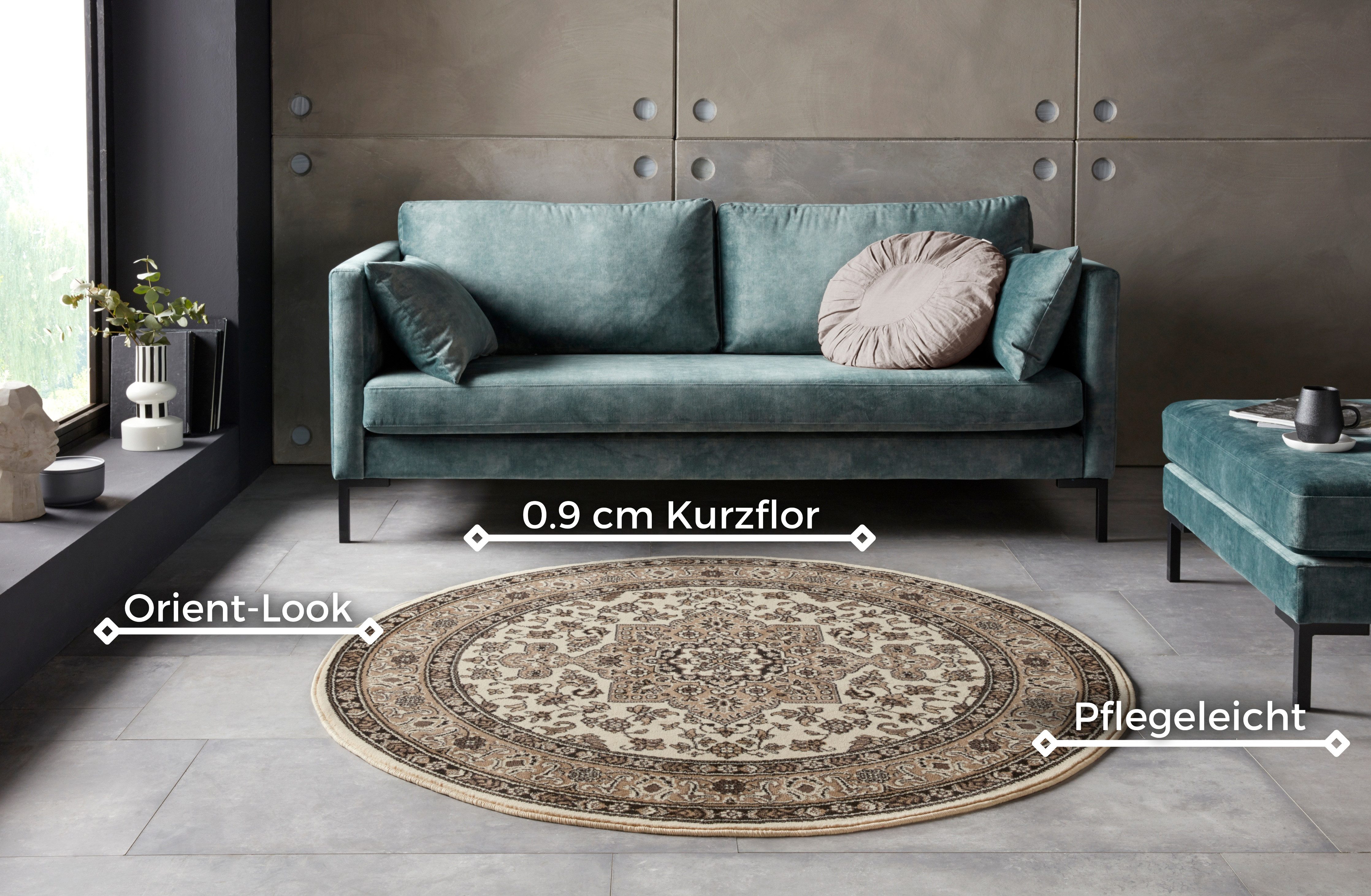 NOURISTAN Vloerkleed Parun Täbriz Korte pool, oriënt, vloerkleed, vintage, eetkamer, woonkamer, hal