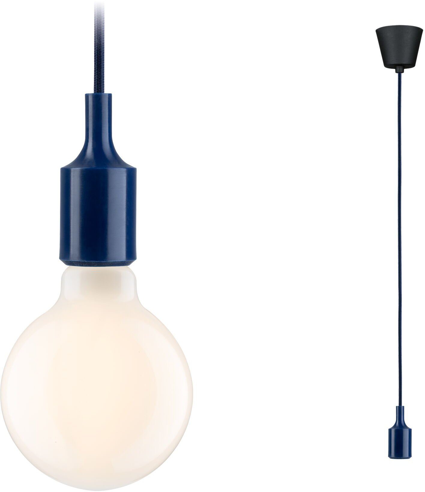 Paulmann Hanglamp Ketil E27, max. 1x60W E27, 230V, stof/siliconen (1 stuk)