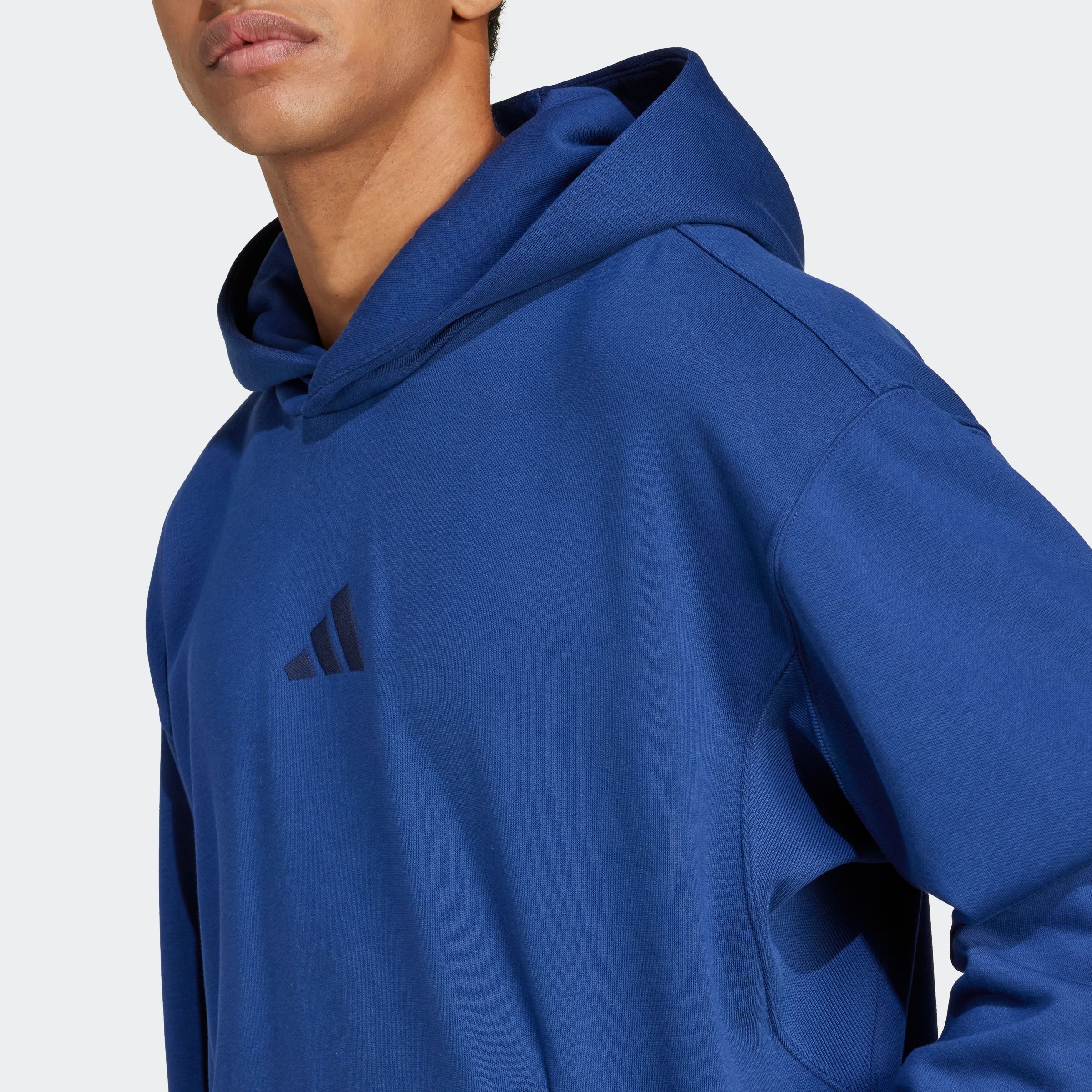 adidas Sportswear Hoodie M A SZN FL HD zacht fleecemateriaal (1-delig)