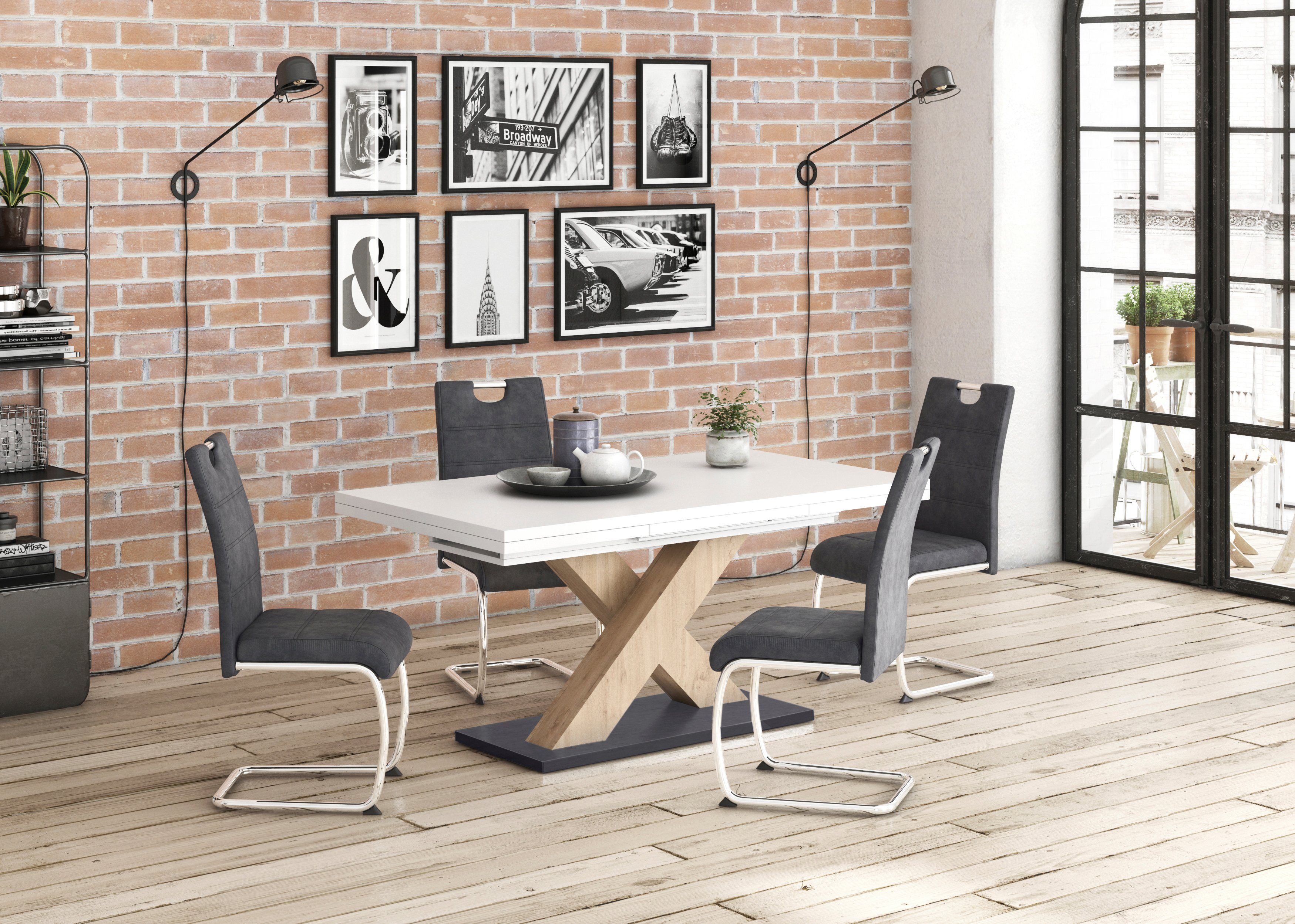 HELA Vrijdragende stoel Flora, eetkamerstoelen
