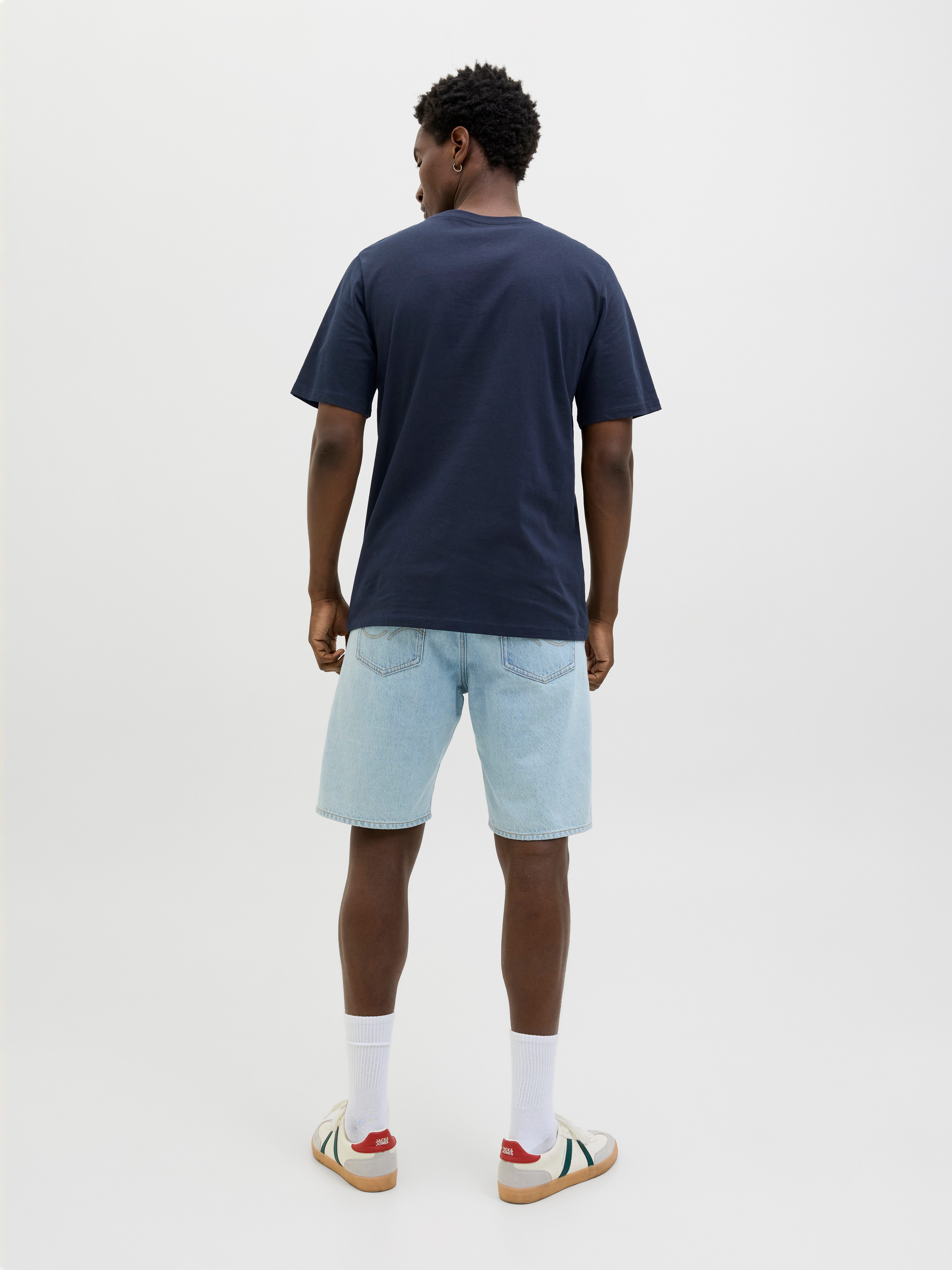 Jack & Jones Shirt met print JJJAXON TEE SS CREW NECK