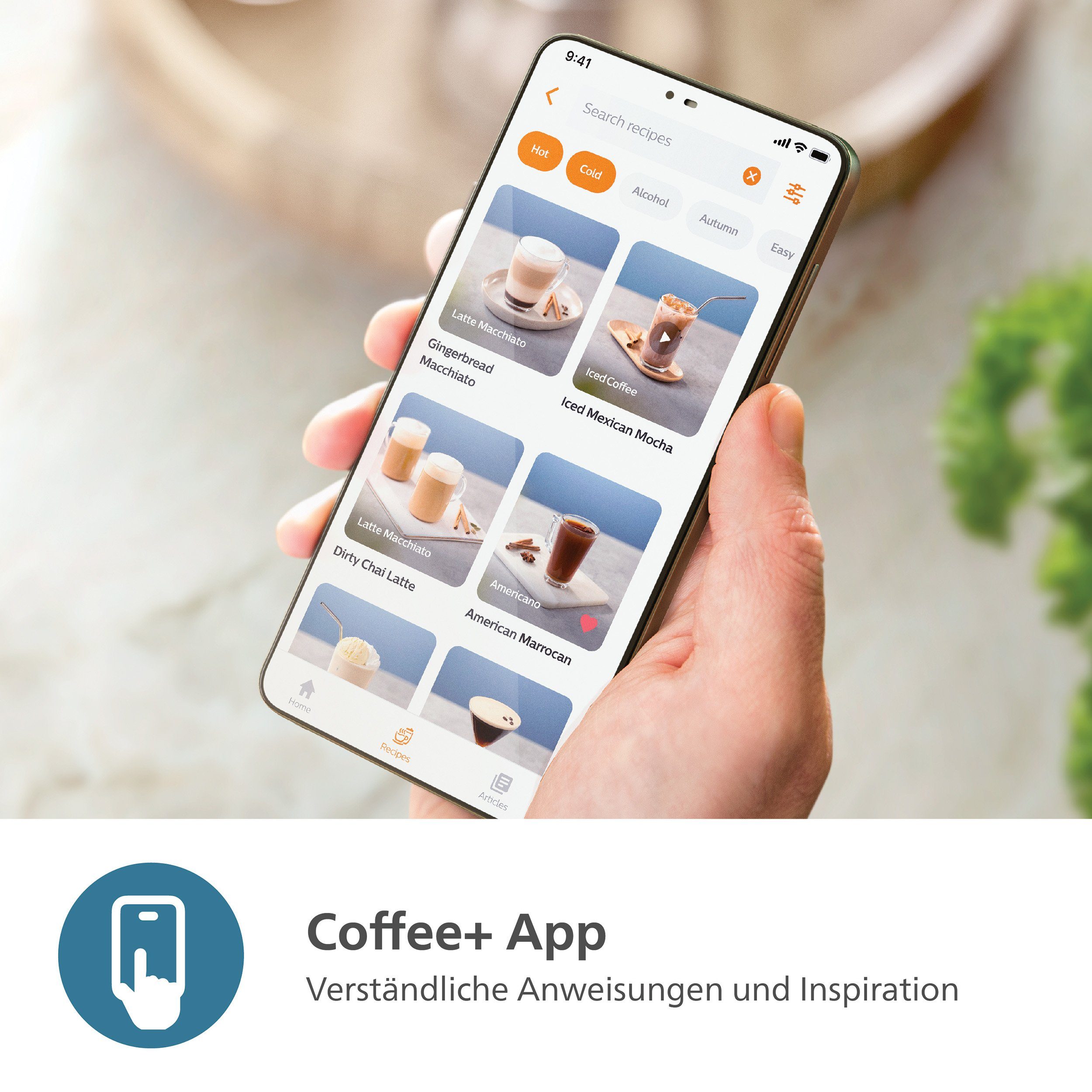 Philips Volautomatisch koffiezetapparaat EP3347/90 3300 Series, 6 koffiespecialiteiten, met lattego melkopschuimer, zwart verchroomd