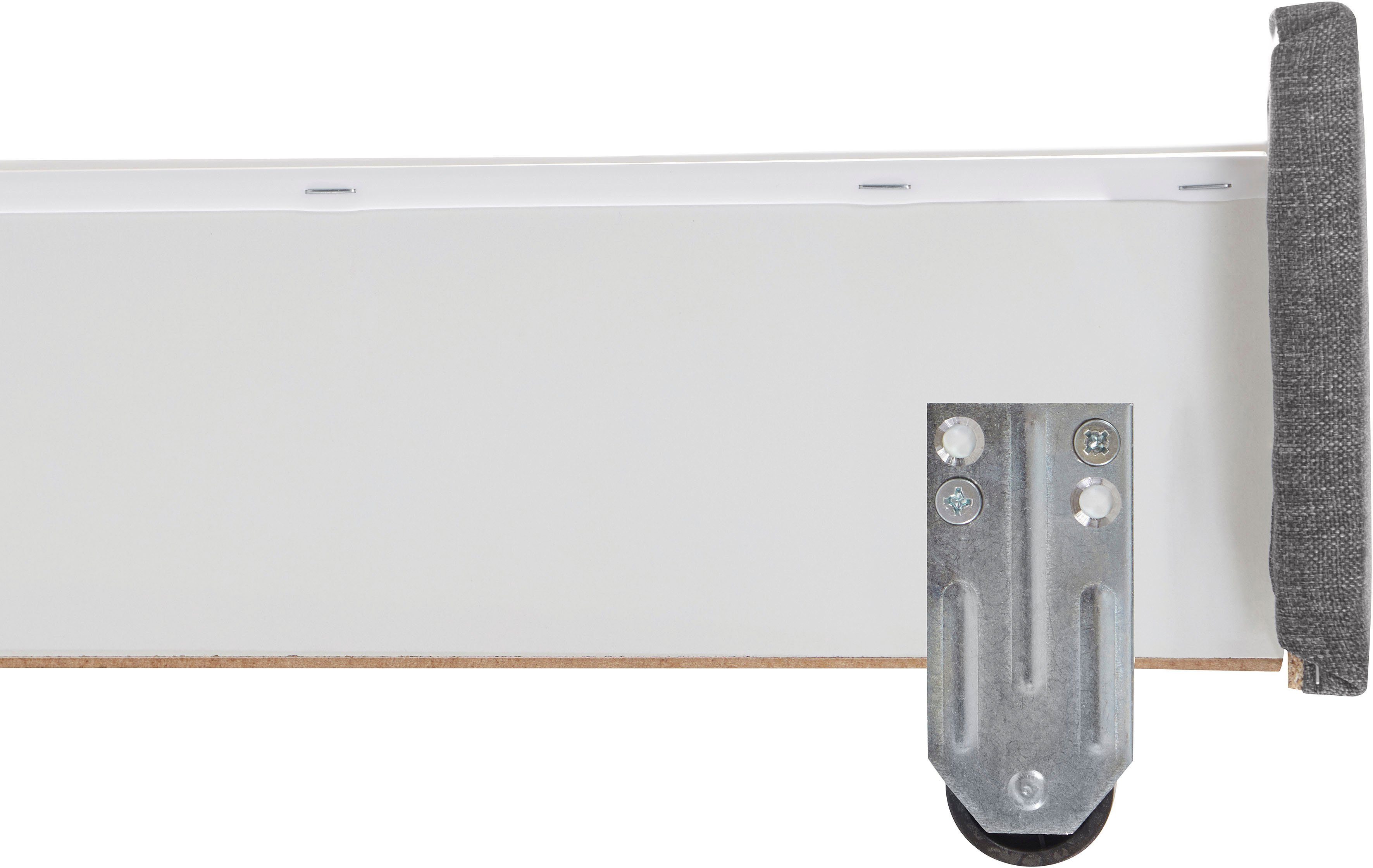 INOSIGN Boxspring Luan Laden, ledverlichting en topmatras, in breedte 120 cm en 180 cm