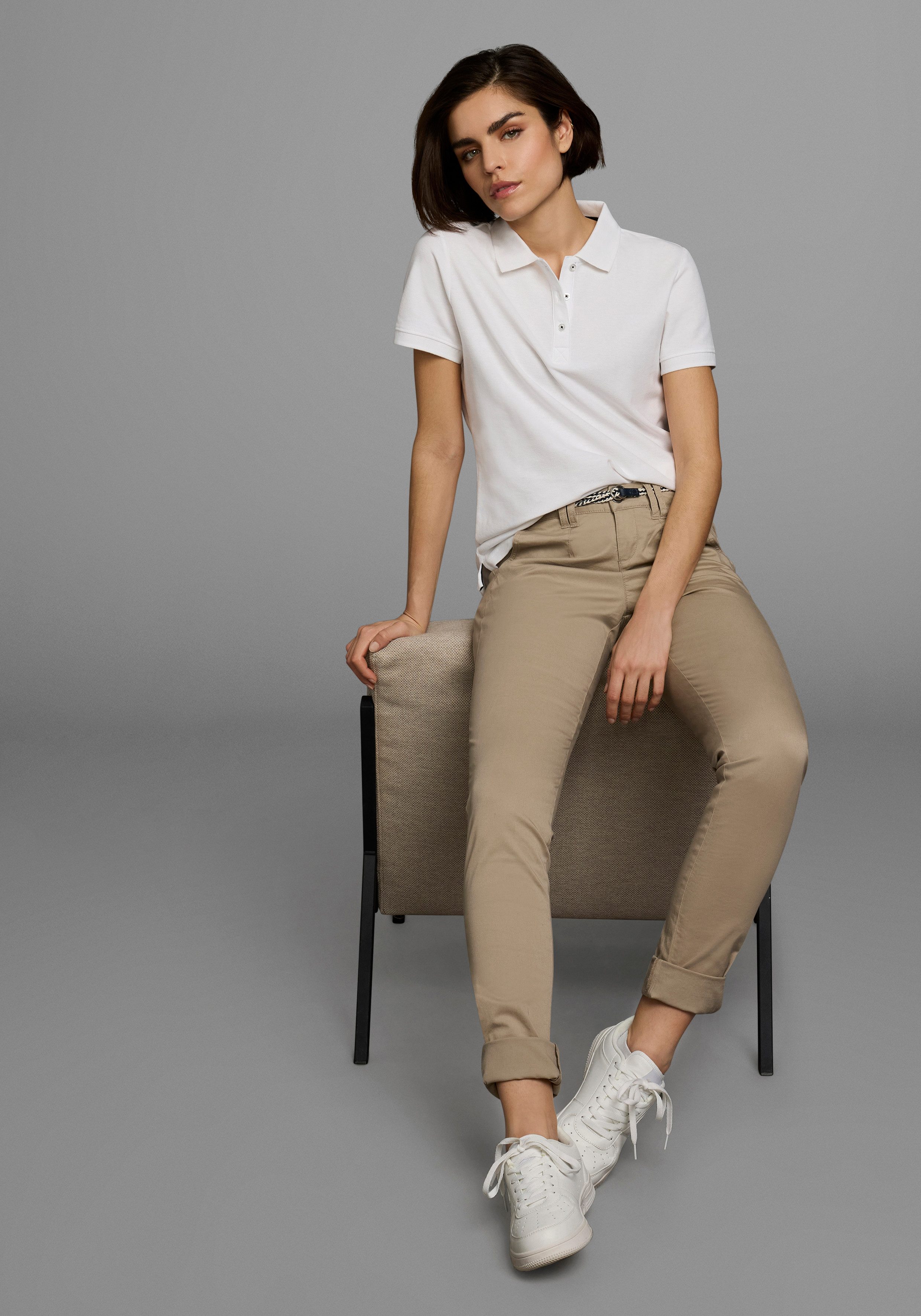 Eastwind Poloshirt Korte mouw, figuuraccentuerende snit, polokraag (2-delig, Set van 2)