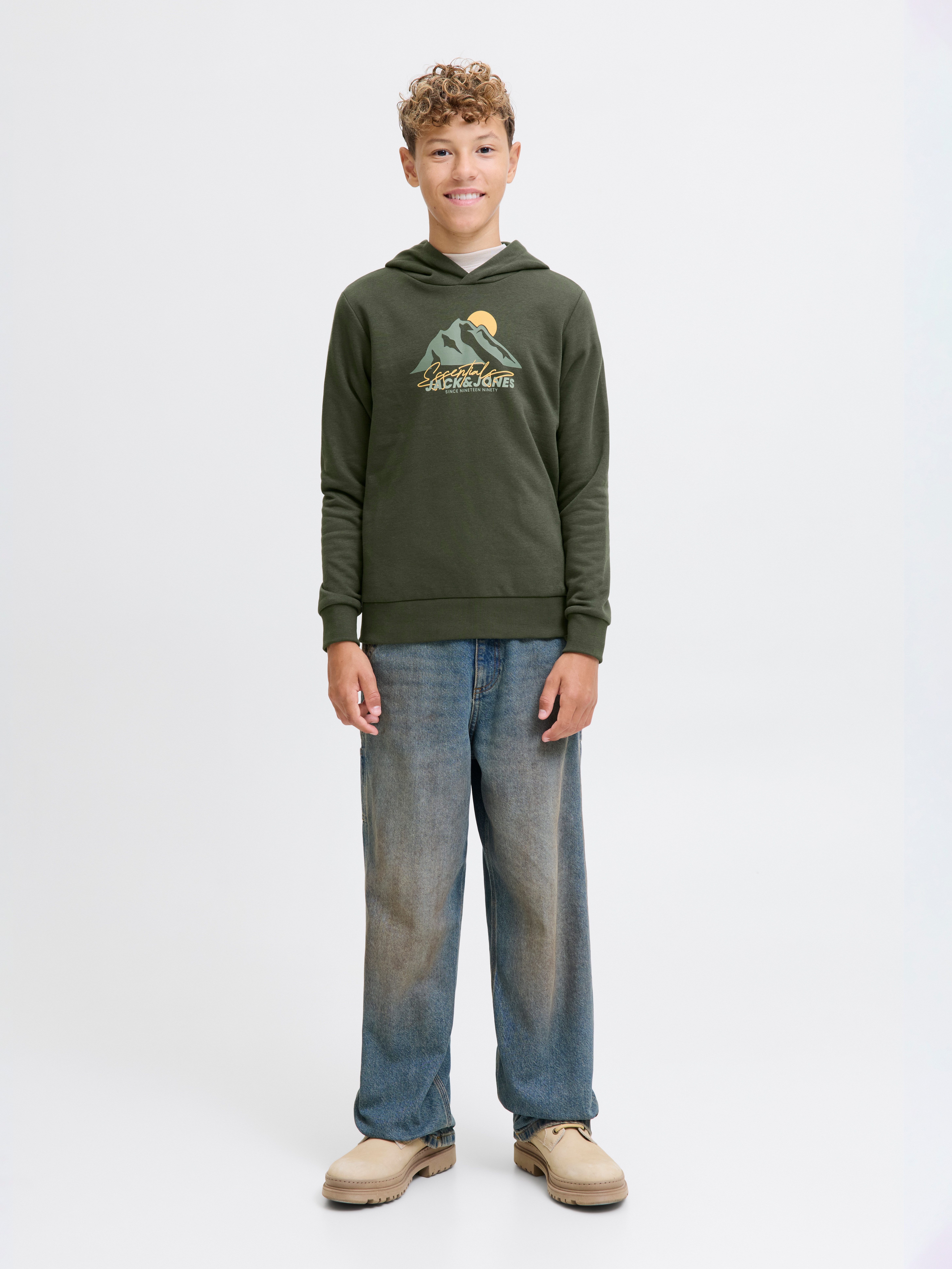Jack & Jones Junior Hoodie JJSUN SWEAT HOOD JNR