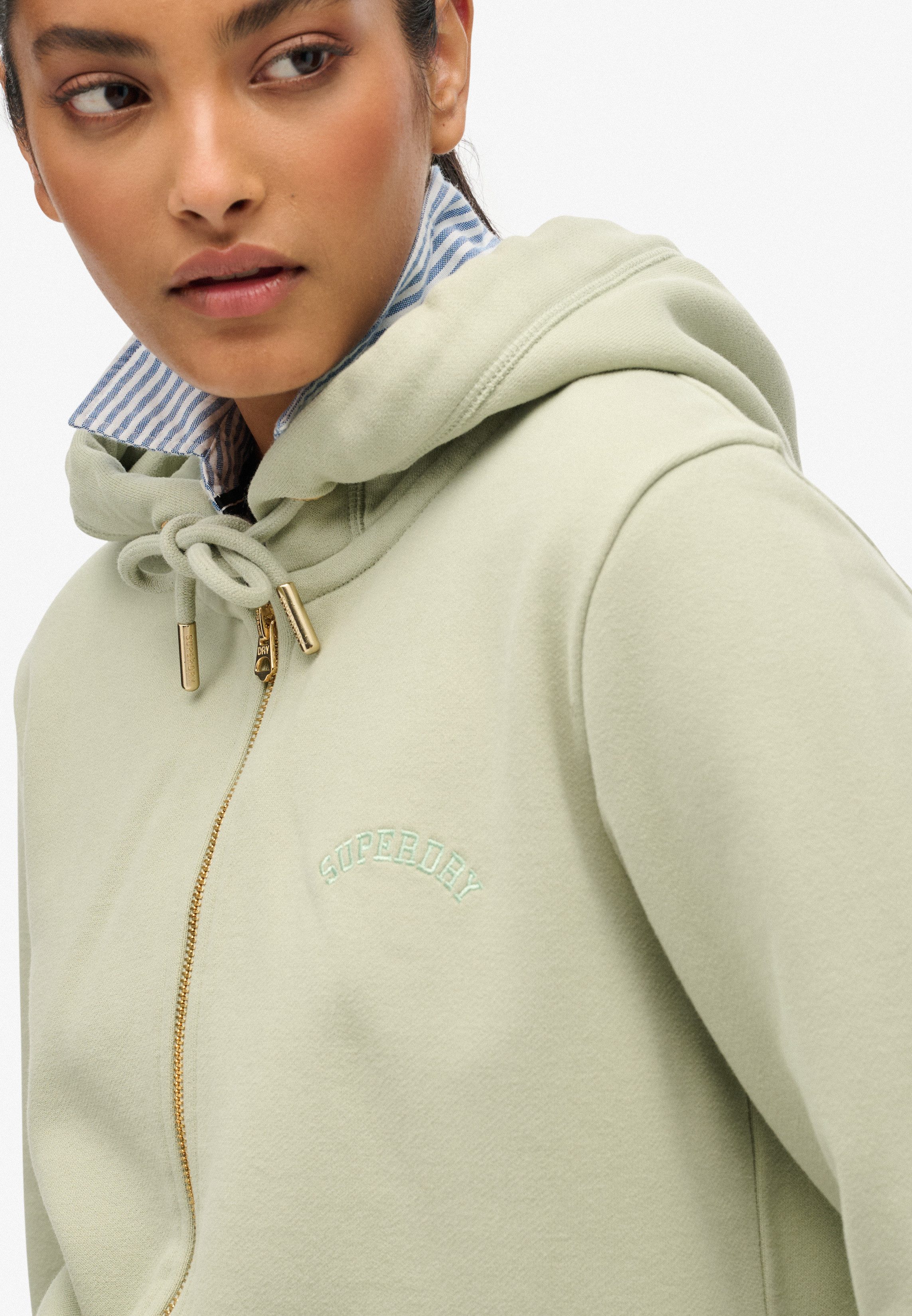Superdry Capuchonsweatvest ESSENTIAL LOGO ZIPHOOD HB