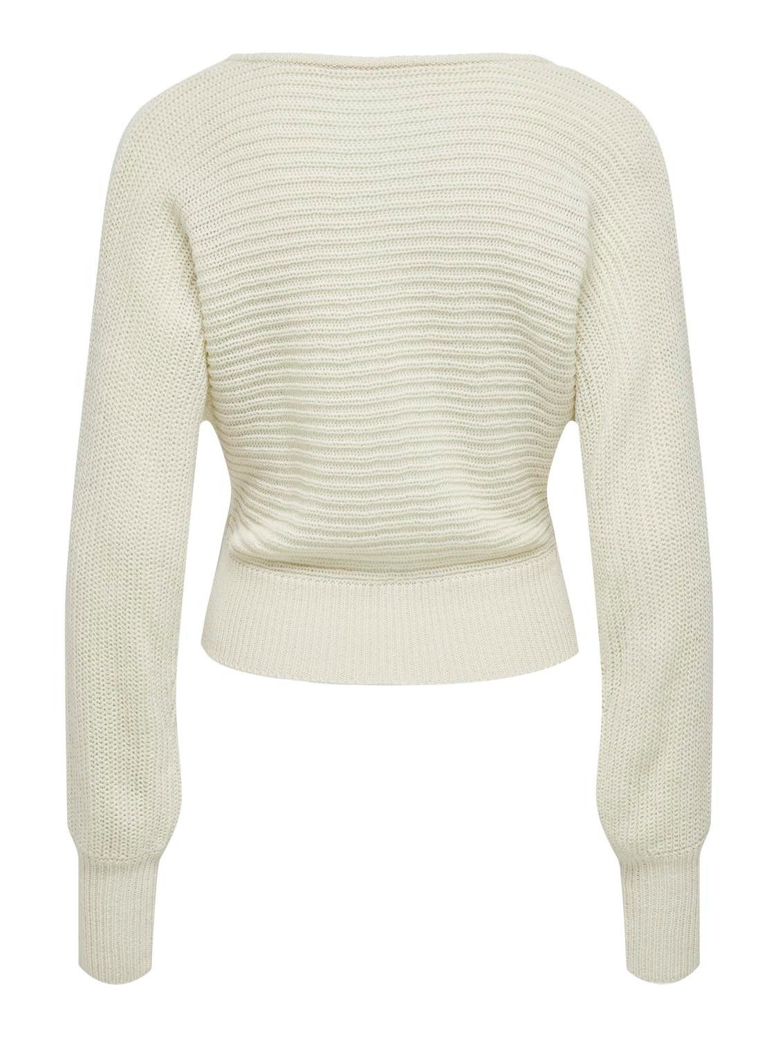 Only Trui met V-hals ONLELINA LS V-NECK PULLOVER EX KNT
