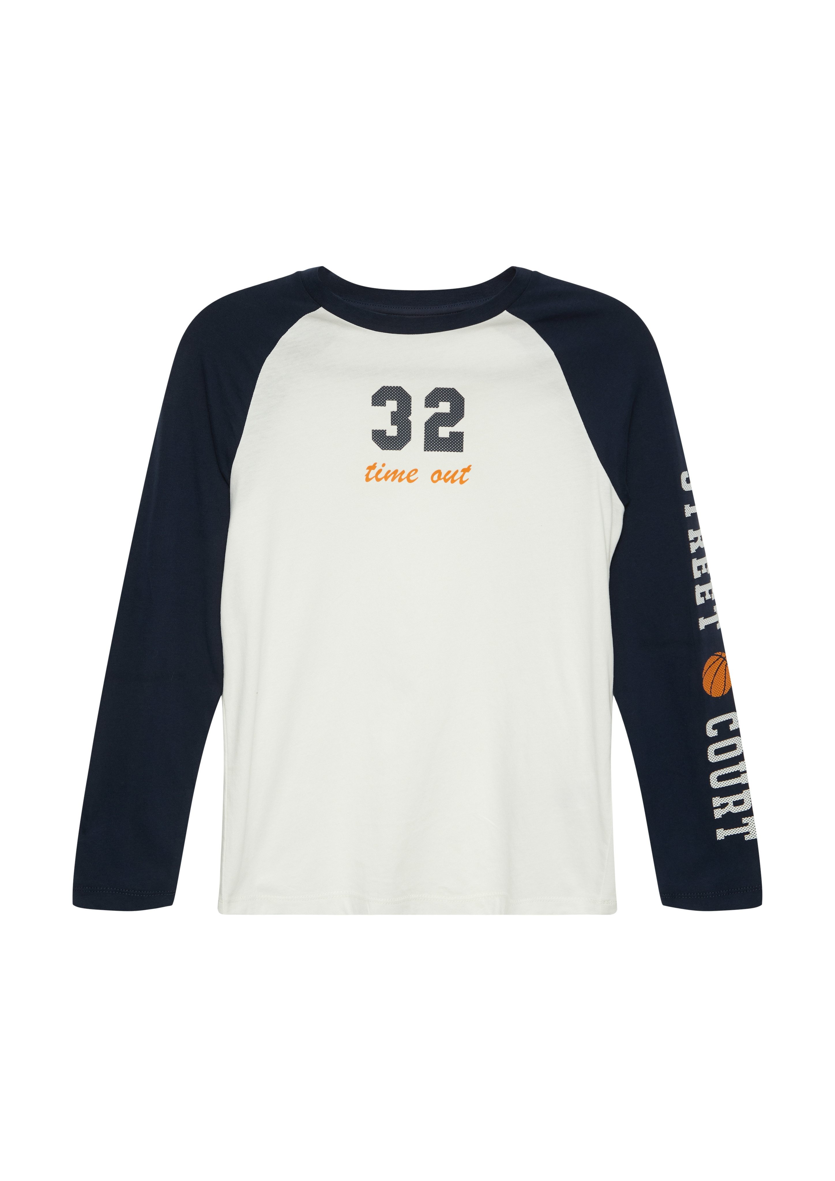 s.Oliver RED LABEL Junior Shirt met lange mouwen met belettering