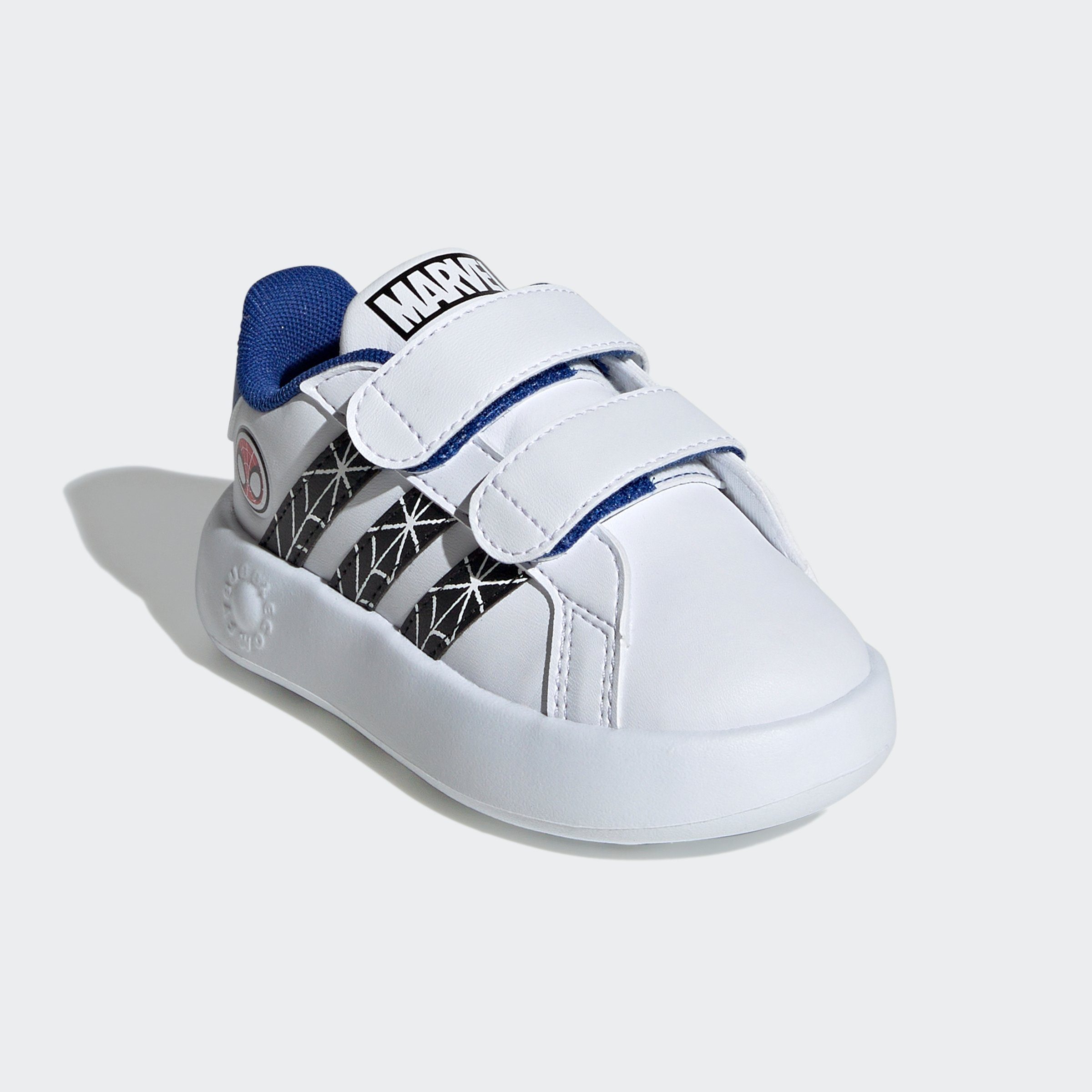 adidas Sportswear Klittenbandschoenen ADIDAS MARVEL SPIDER-MAN KINDER GRAND COURT SCHOEN Design geïnspireerd op de adidas Superstar, voor kinderen