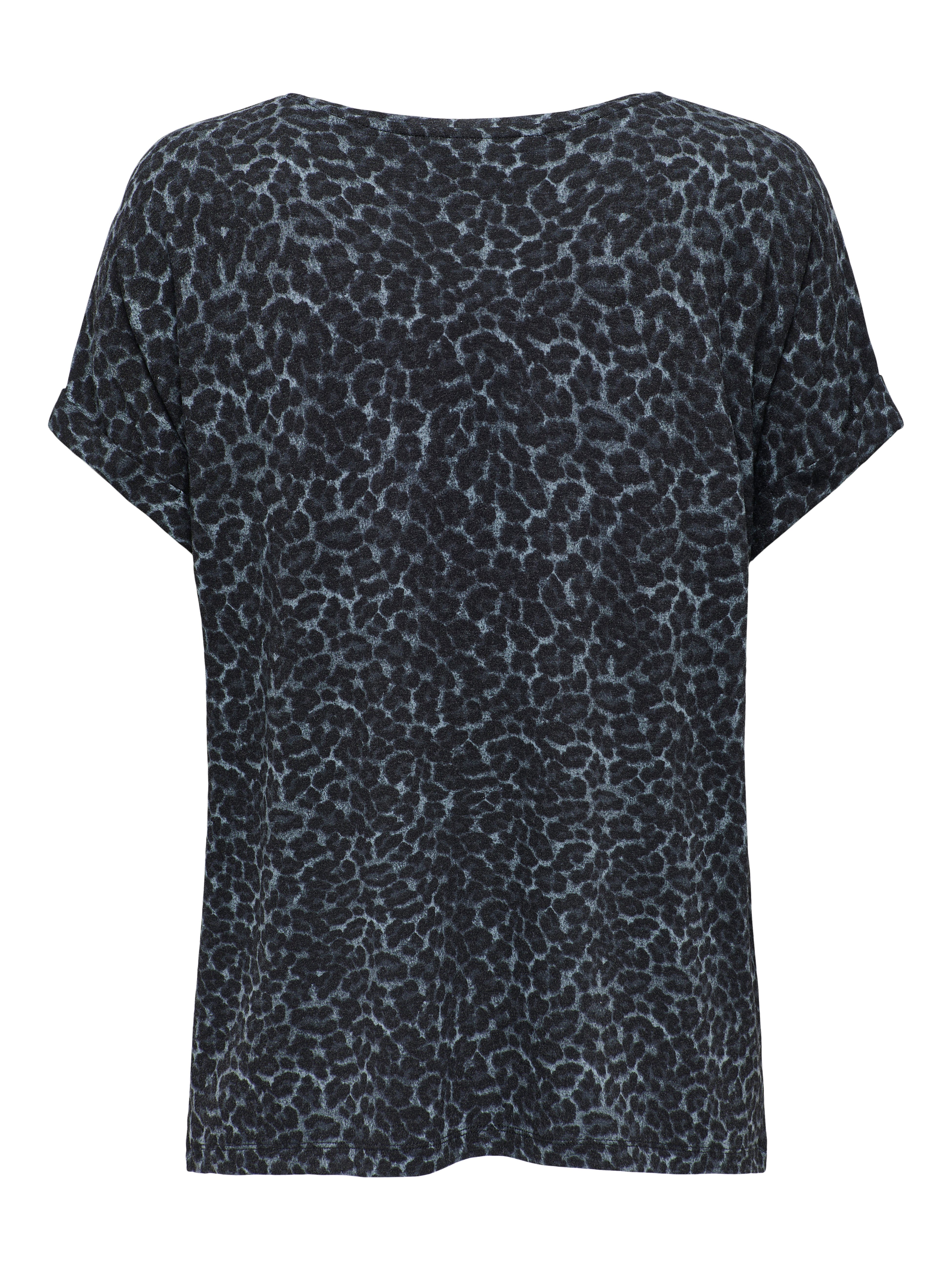 Only Shirt met korte mouwen ONLMOSTER AOP S S TOP NOOS JRS