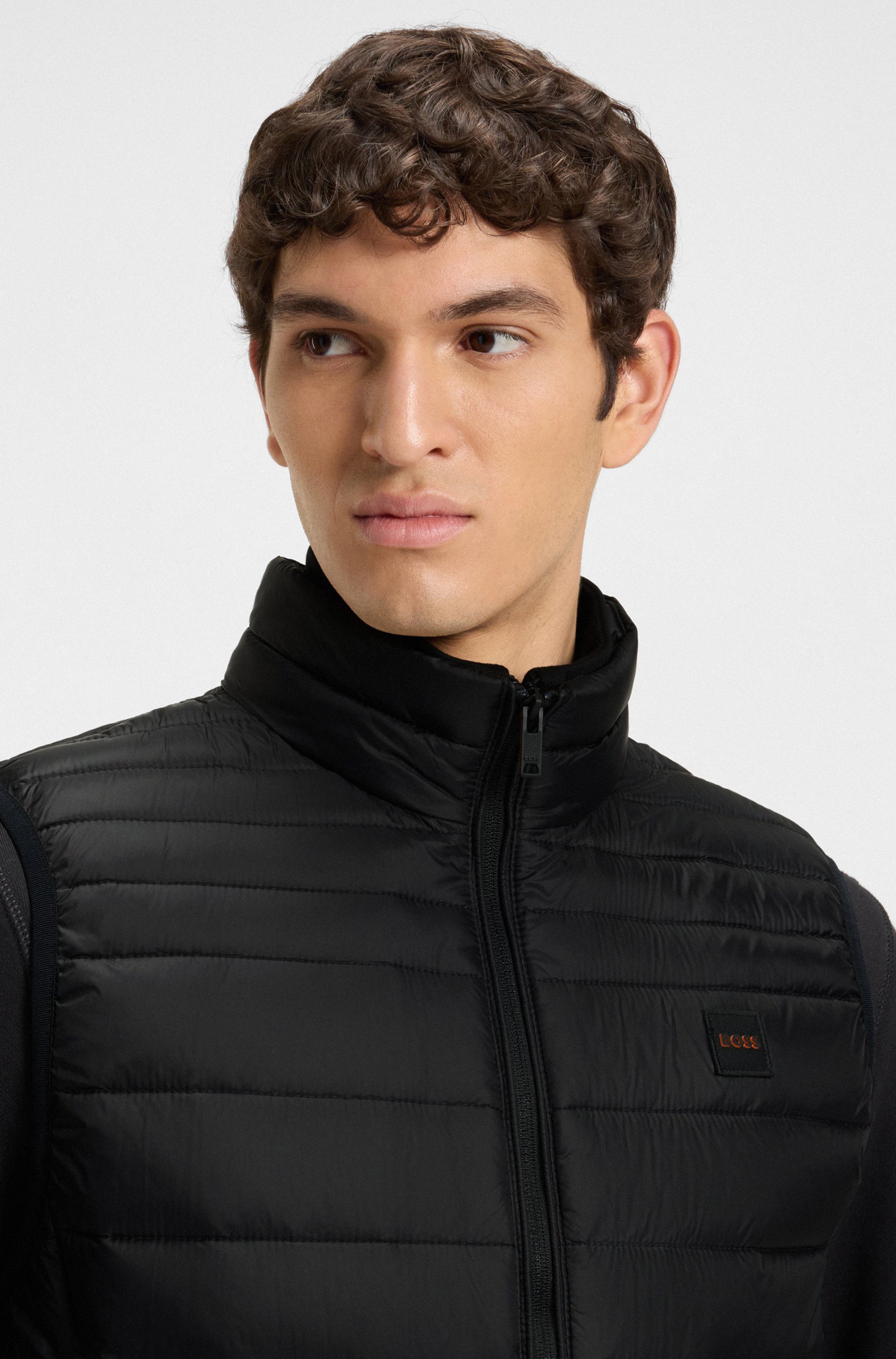 Boss Orange Bodywarmer Odeno met opstaande kraag