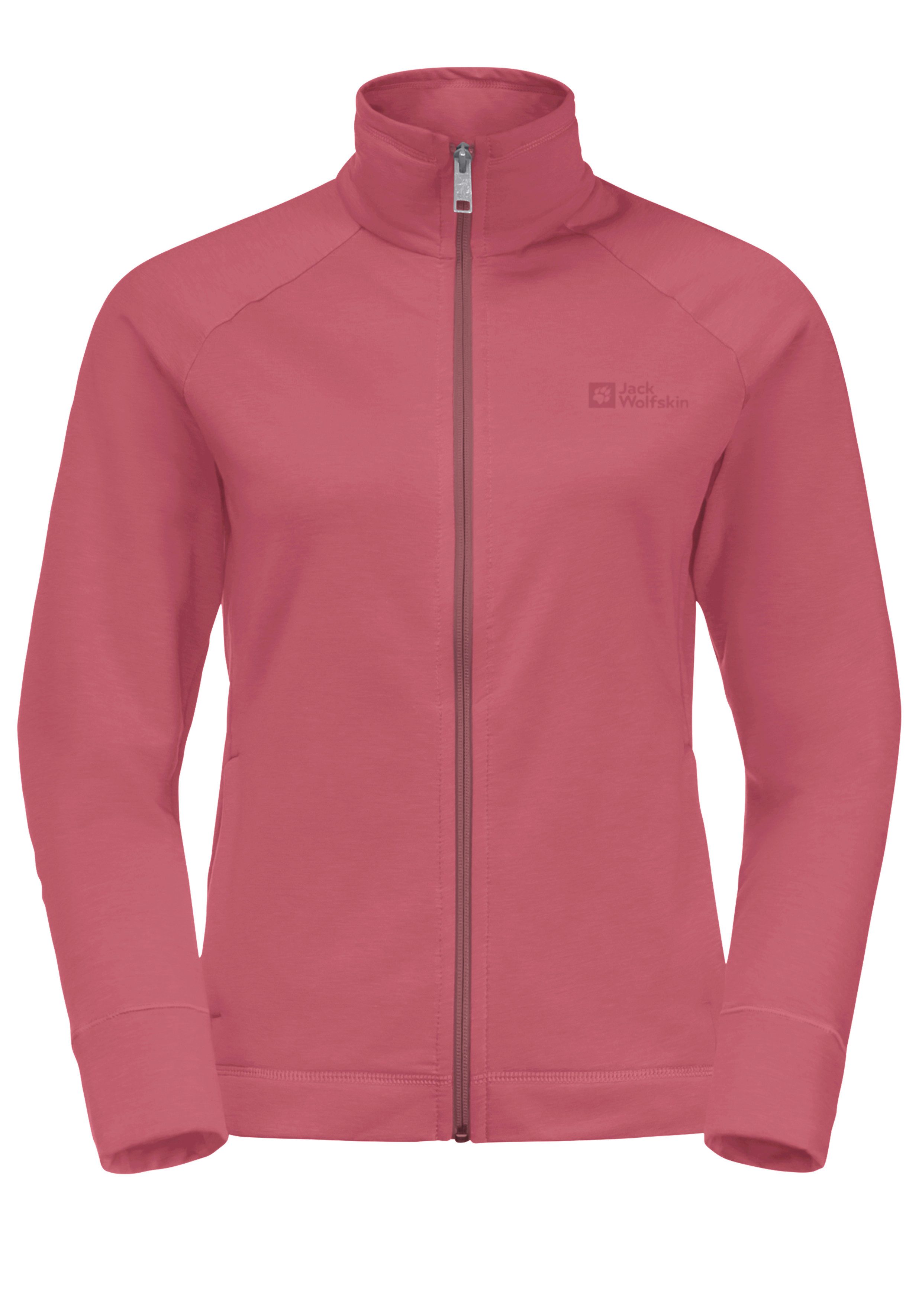 Jack Wolfskin Fleecejack WALDSEE JKT W met wolaandeel