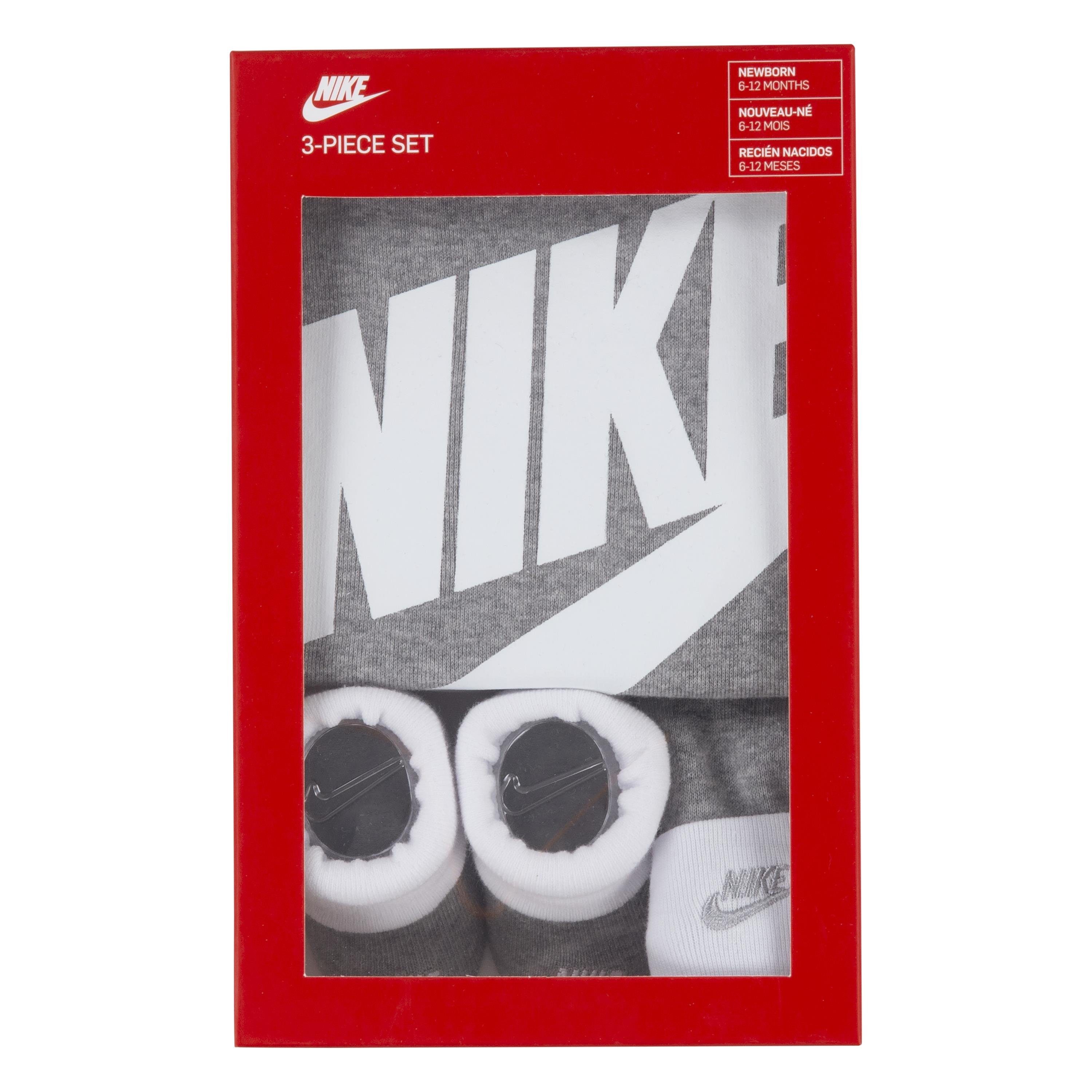 Nike Sportswear Babyuitzet FUTURA LOGO LS HAT / BODYSUIT / BOO (set, 3-delig)