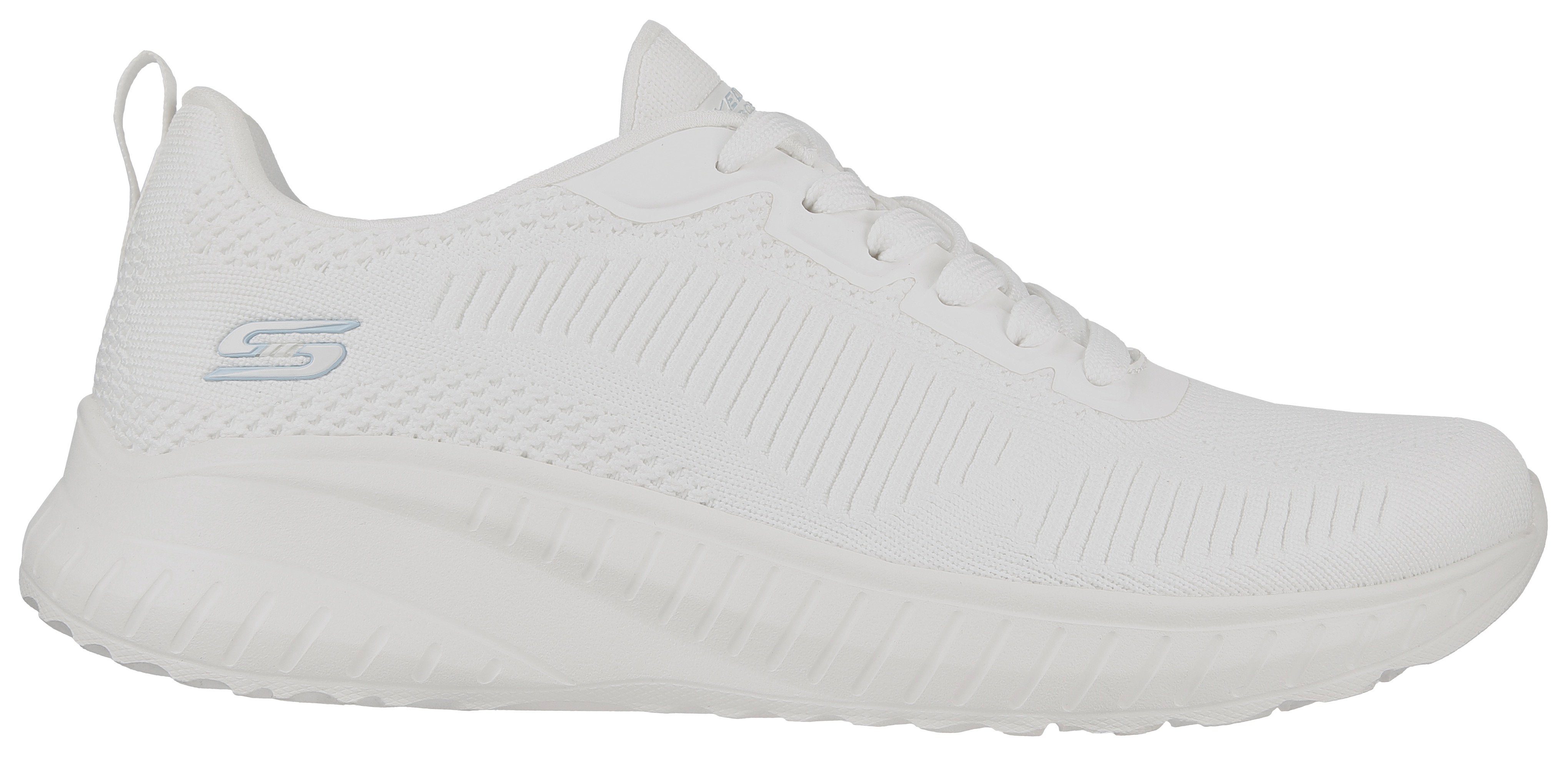 Skechers Sneakers BOBS SQUAD CHAOS FACE OFF , Vrijetijdsschoen, lage schoen, veterschoen met comfort binnenschoen