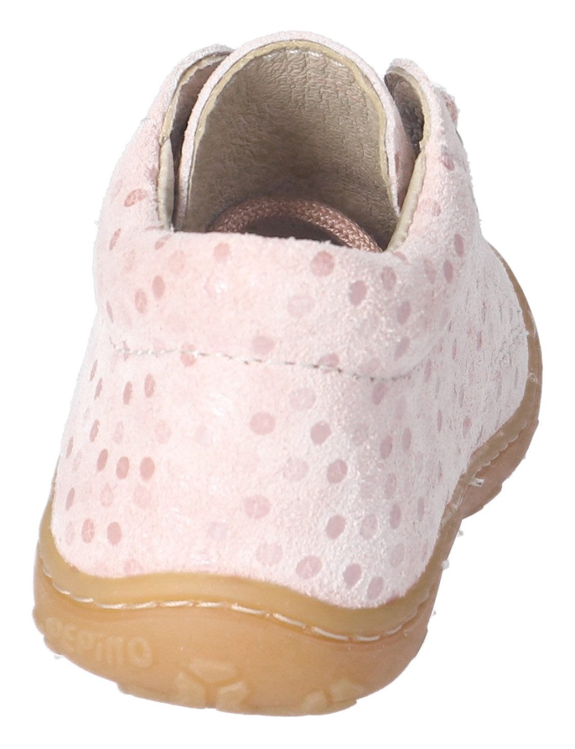 PEPINO by RICOSTA Babyschoentjes DOTS WMS: Mittel , veterschoenen met wms-systeem, leer, print, maat sjabloon om te downloaden