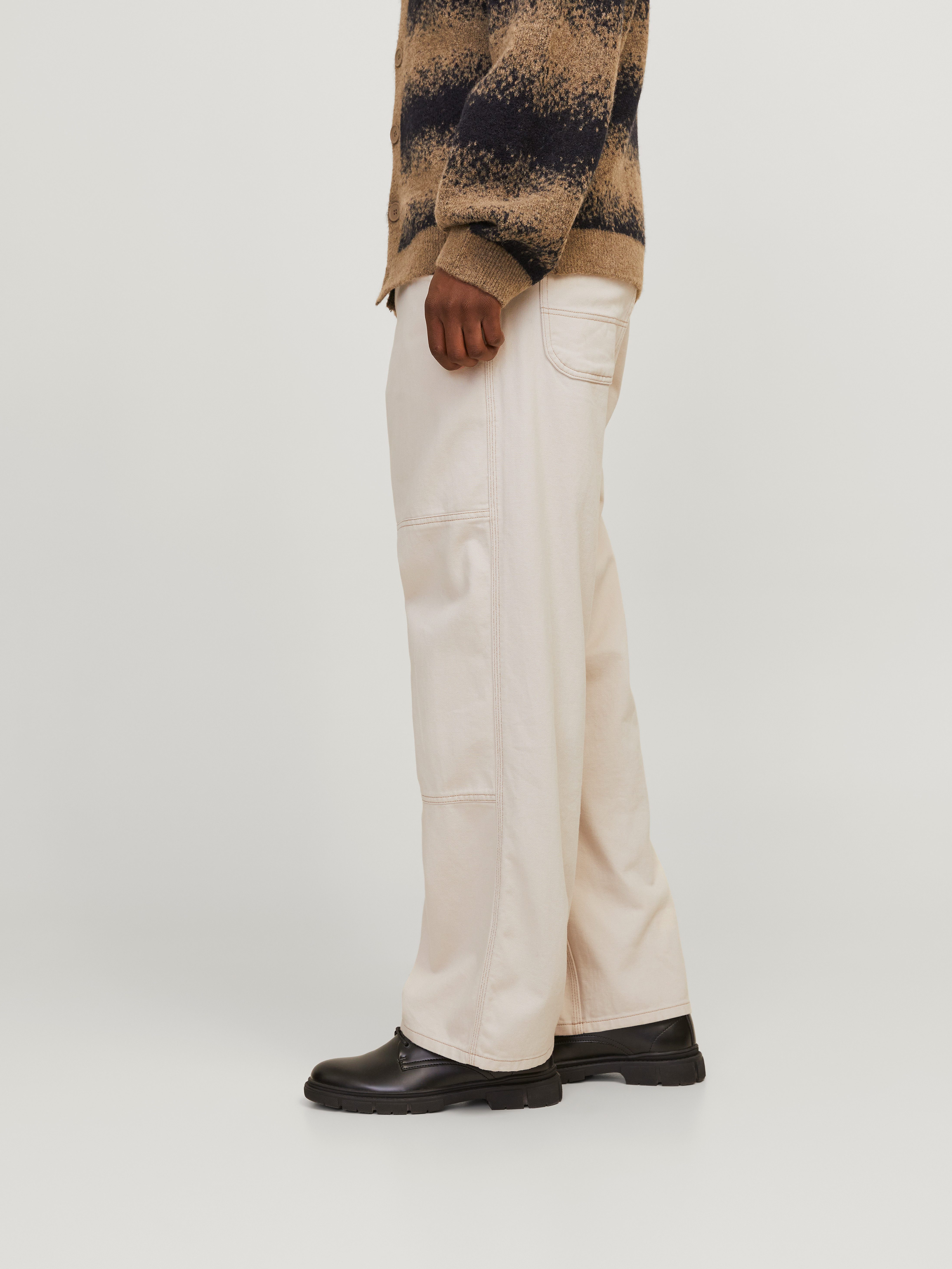 Jack & Jones Bootcutbroek JPSTOWEN CONTRAST PANEL PANTS SN