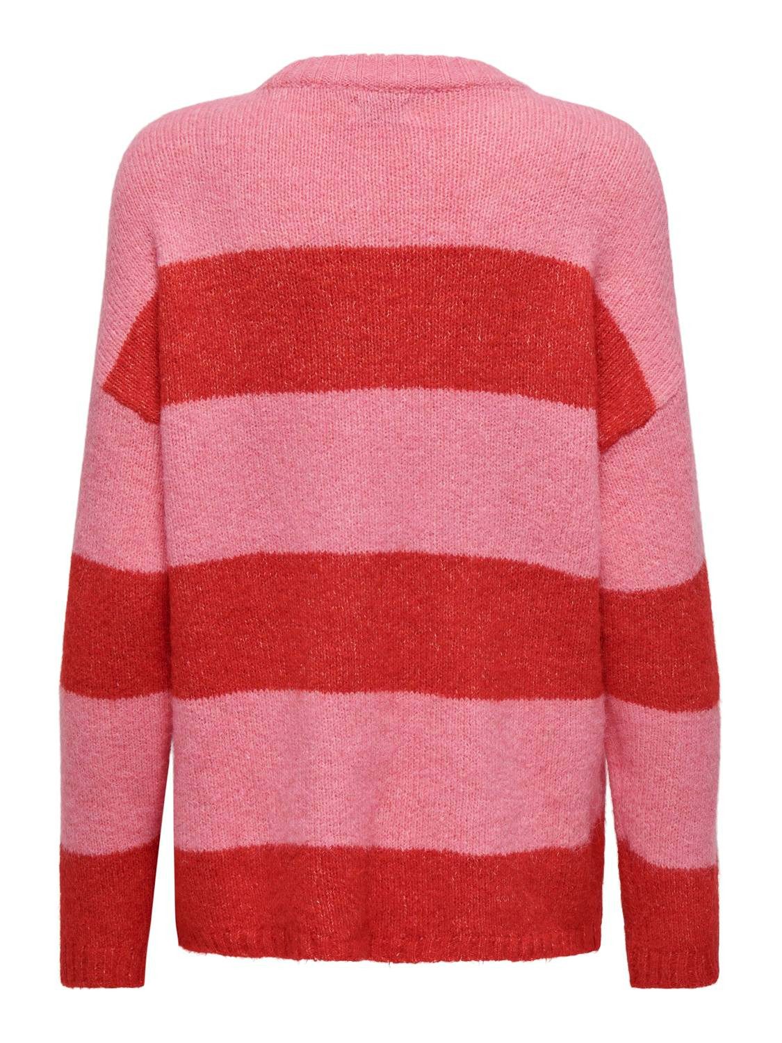 Only Trui met ronde hals ONLFILONE LIFE LS O-NECK CC KNT
