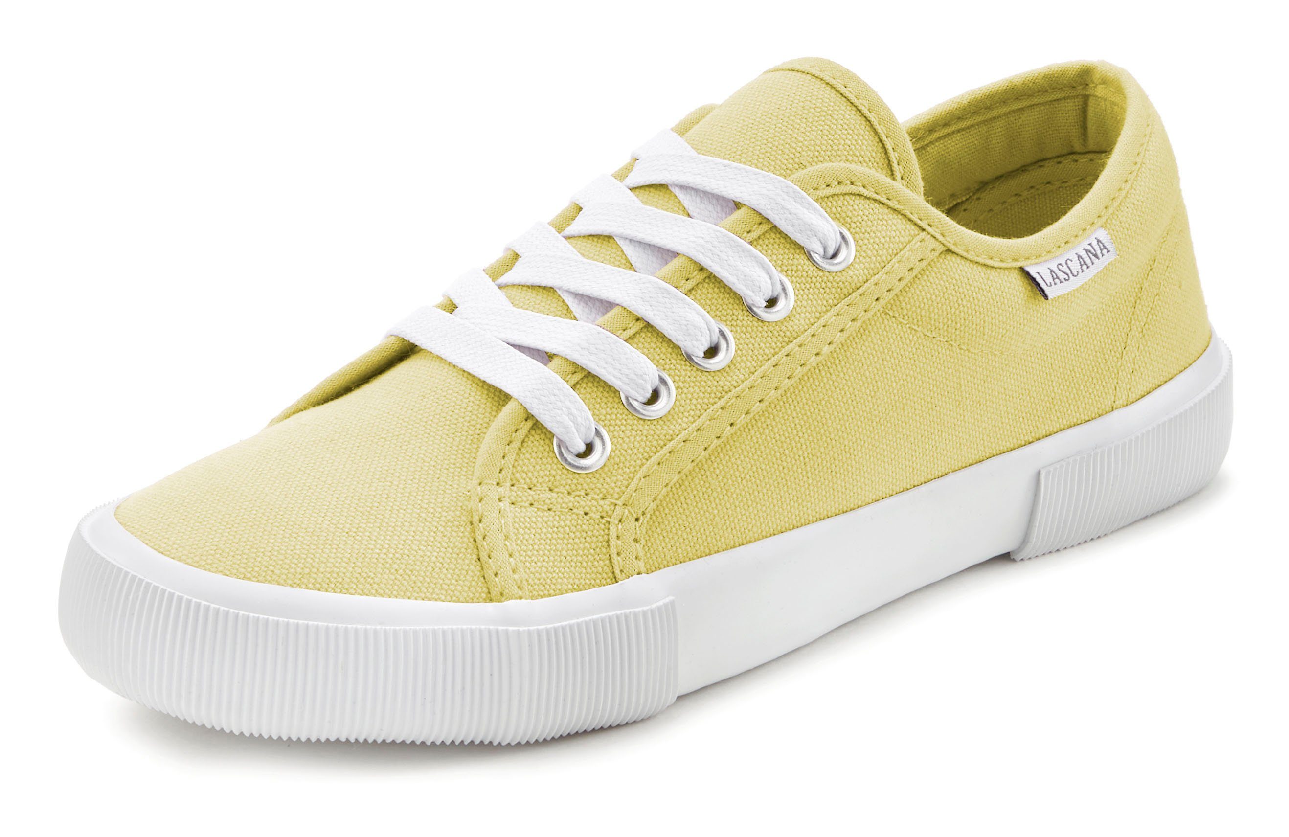 Lascana Sneakers van textiel, veterschoen, vrijetijdsschoen