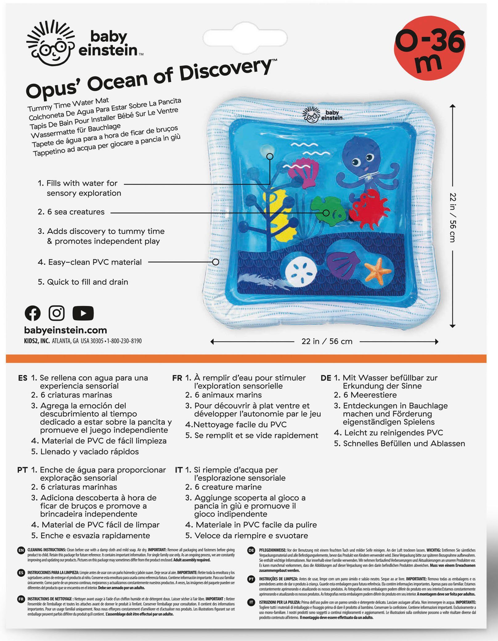 Baby Einstein Speelmat Opus Ocean of Discovery