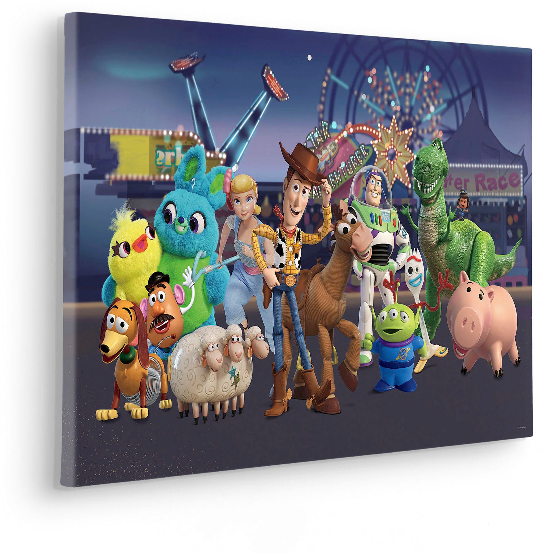 Komar Artprint op linnen Toy Story The Greatest Team - Afmeting 60 x 40 cm (1 stuk)