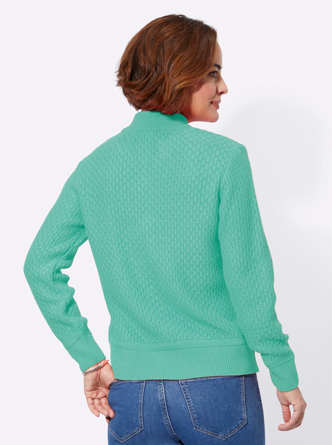 Classic Basics Trui met staande kraag Trui