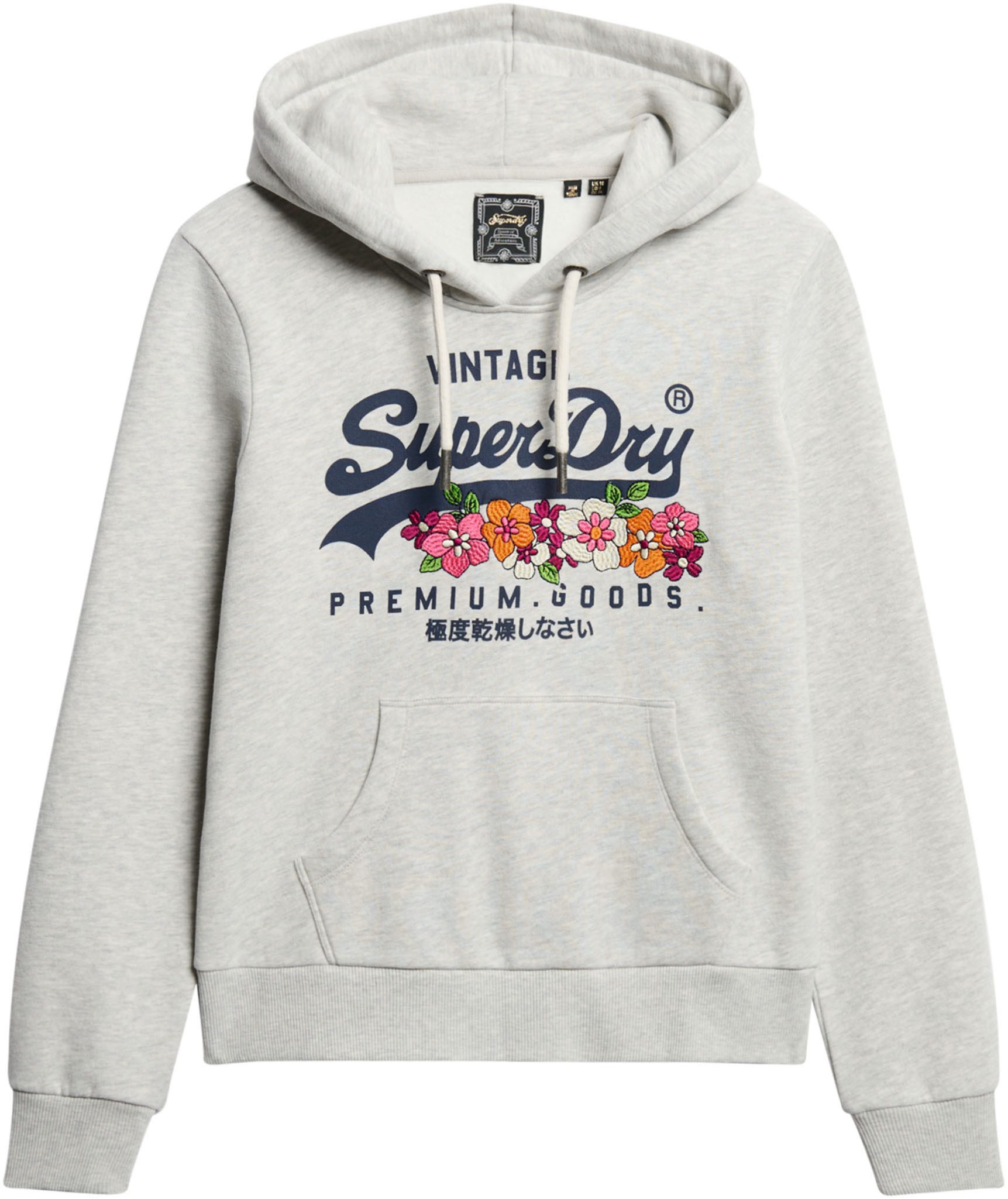 Superdry Hoodie VINTAGE VL PREM G FLORAL HOOD