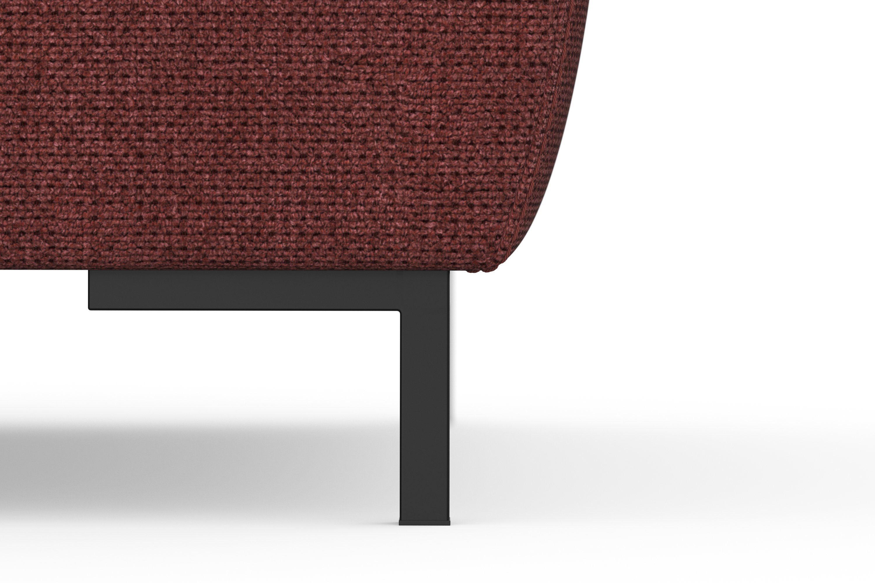 DOMO collection Hoekbank Capelo, comfortabel, duidelijke lijnen kenmerken dit ontwerp, L-Vorm met verstelbare armleuningen, naar keuze met slaapfunctie, binnenvering