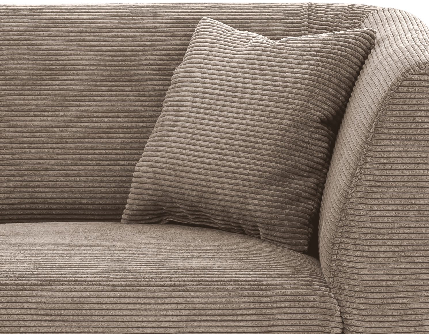 INOSIGN 2-zitsbank twee verschillende pootkleuren naar keuze