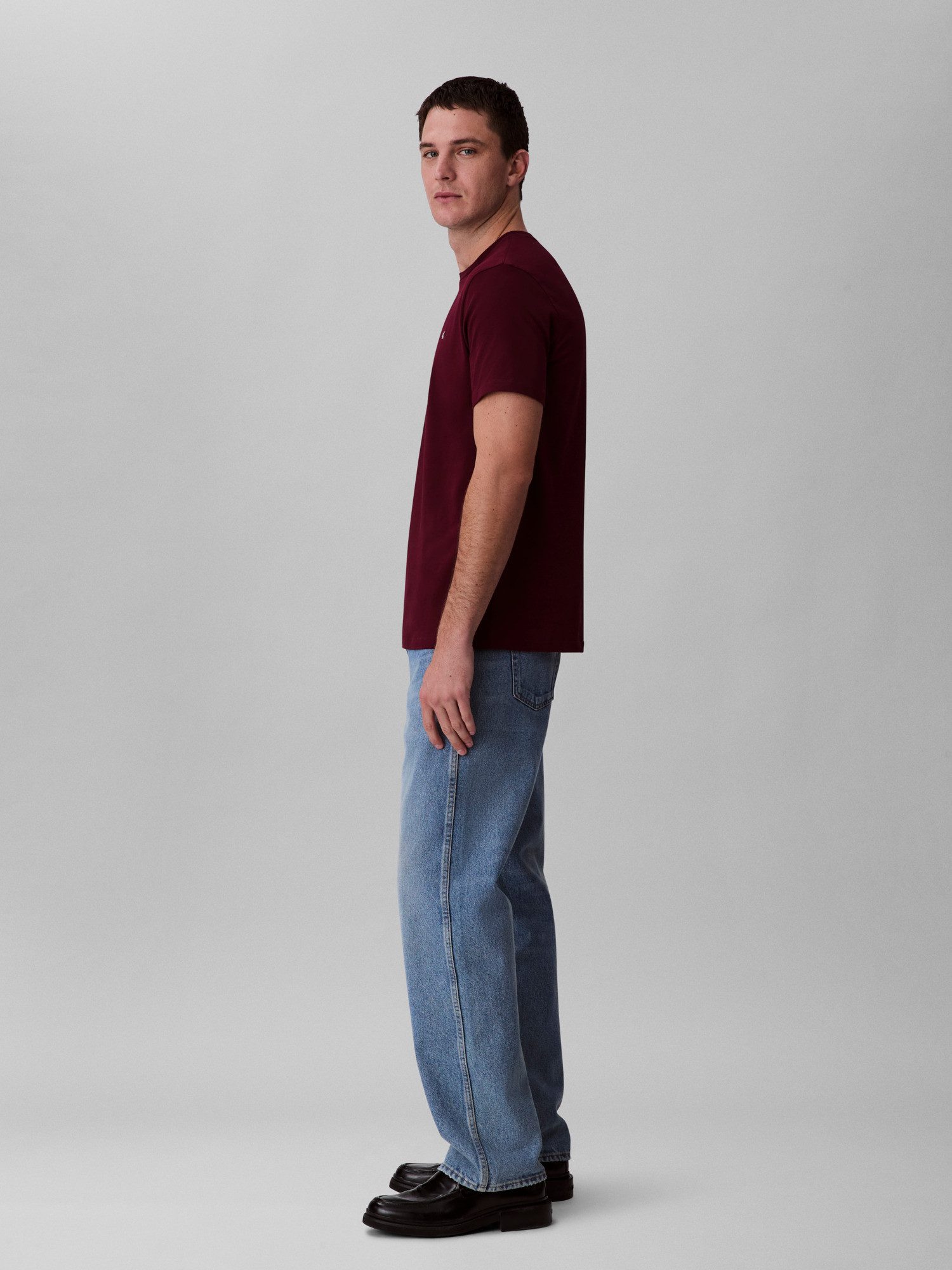 Calvin Klein T-shirt SS SMOOTH CTTN SOLID CREWNK TEE