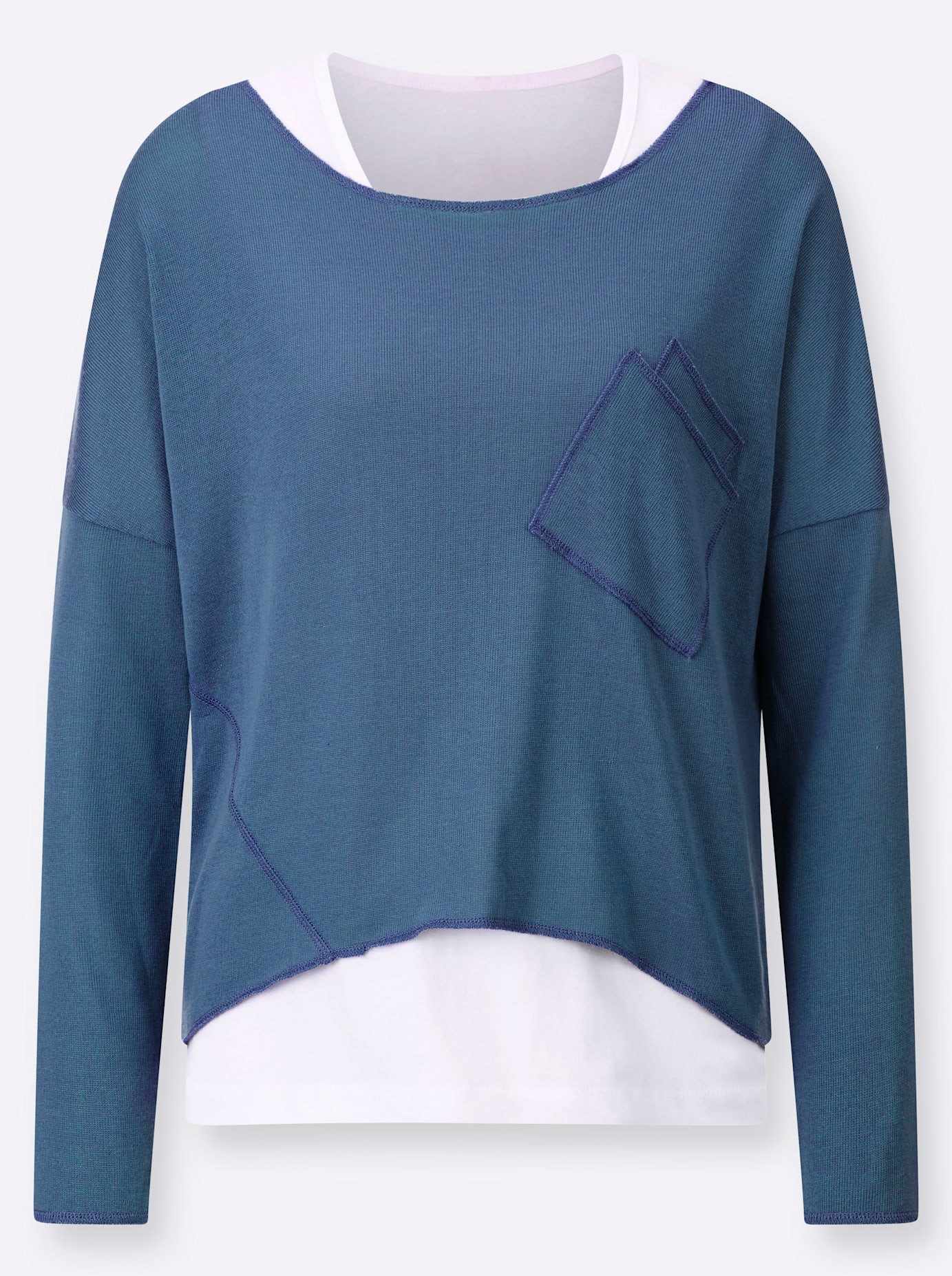 Classic Inspirationen Oversized Shirt + top (1-delig)